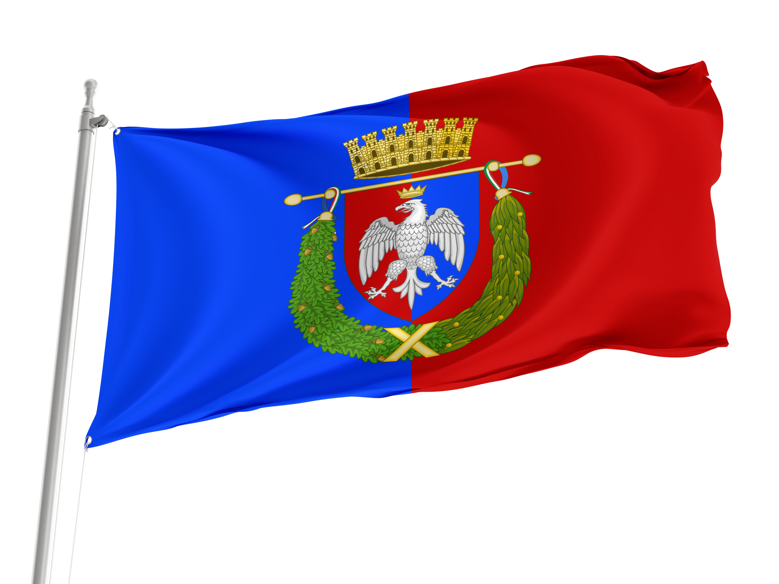Metropolitan City of Rome Capital Flag for Indoor & Outdoor Use