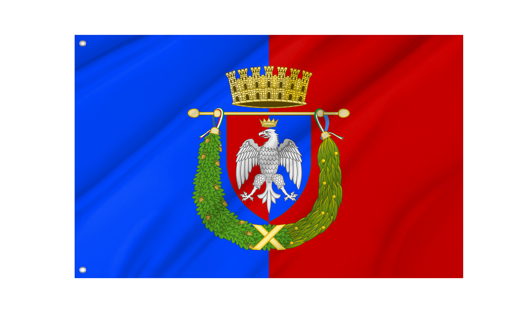 Metropolitan City of Rome Capital Flag for Indoor & Outdoor Use
