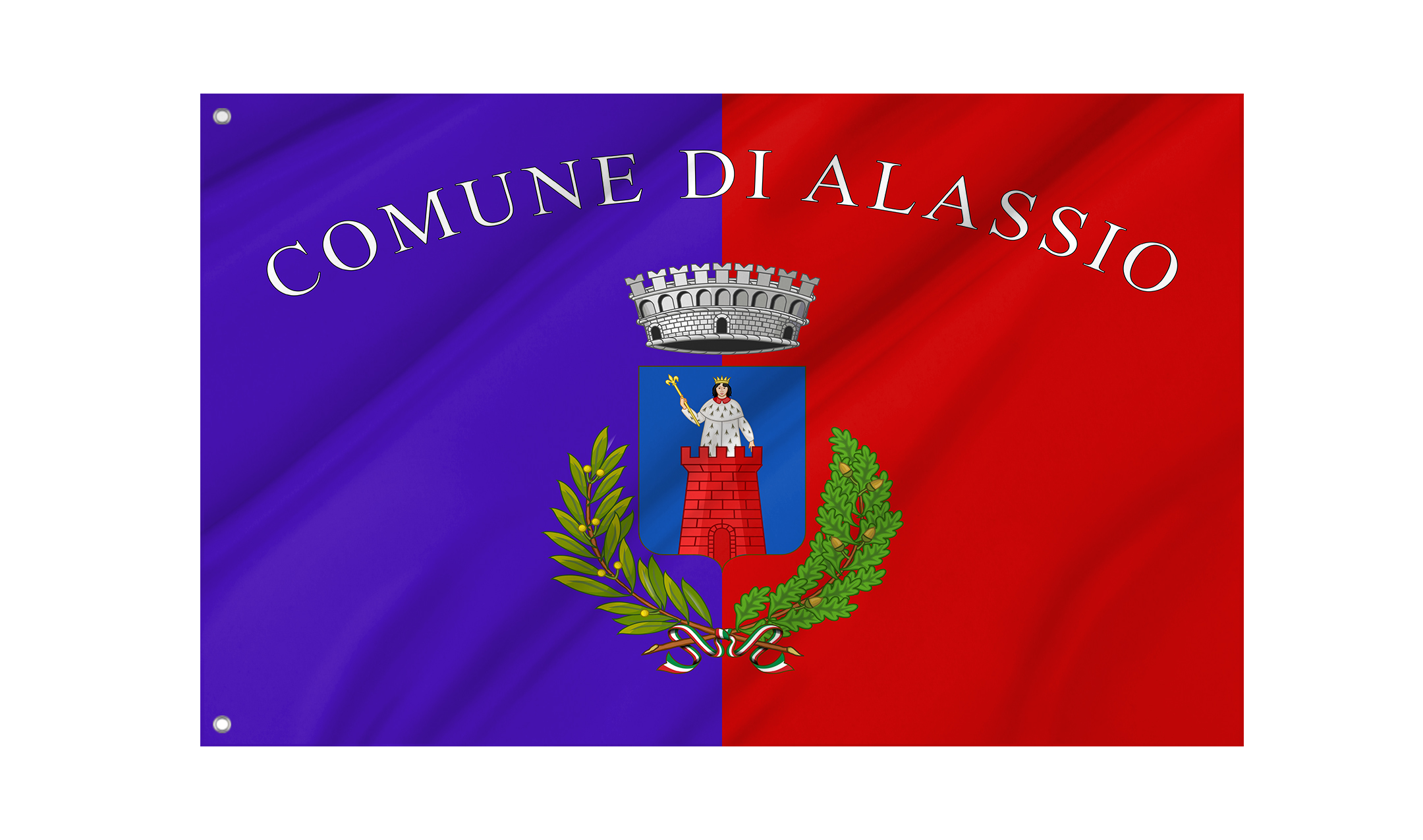 Alassio Flag for Indoor & Outdoor Use