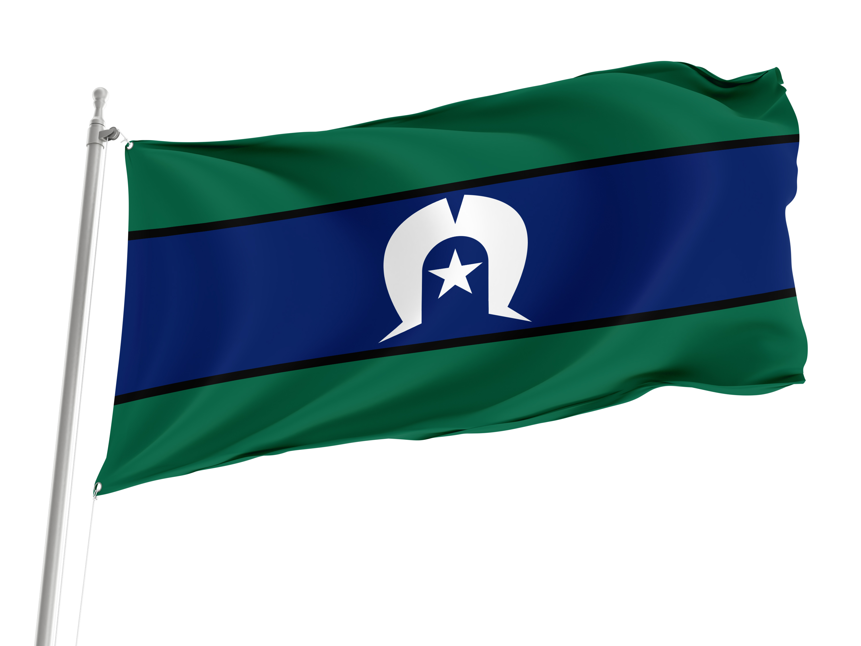 Torres Strait Flag for Indoor & Outdoor Use