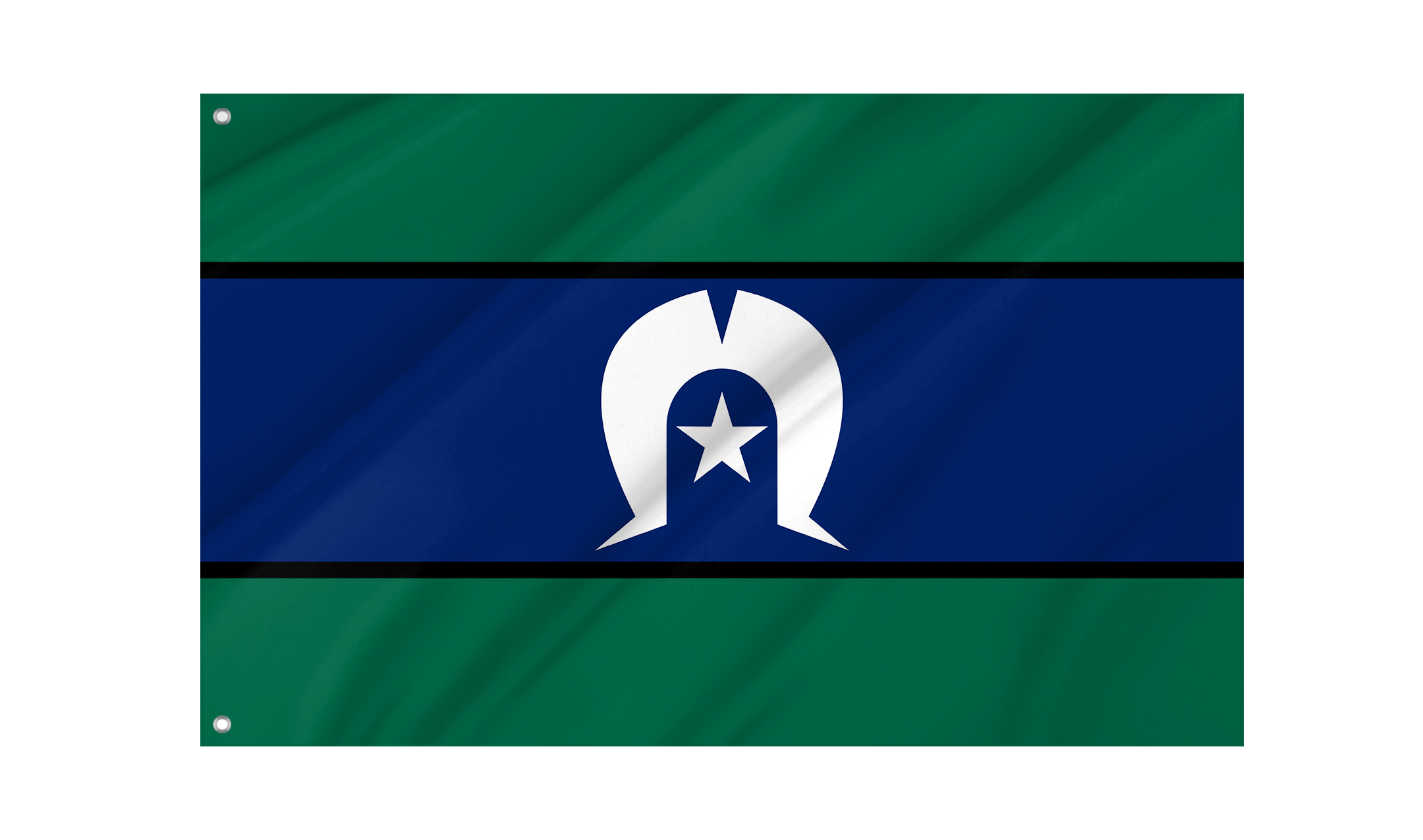 Torres Strait Flag for Indoor & Outdoor Use