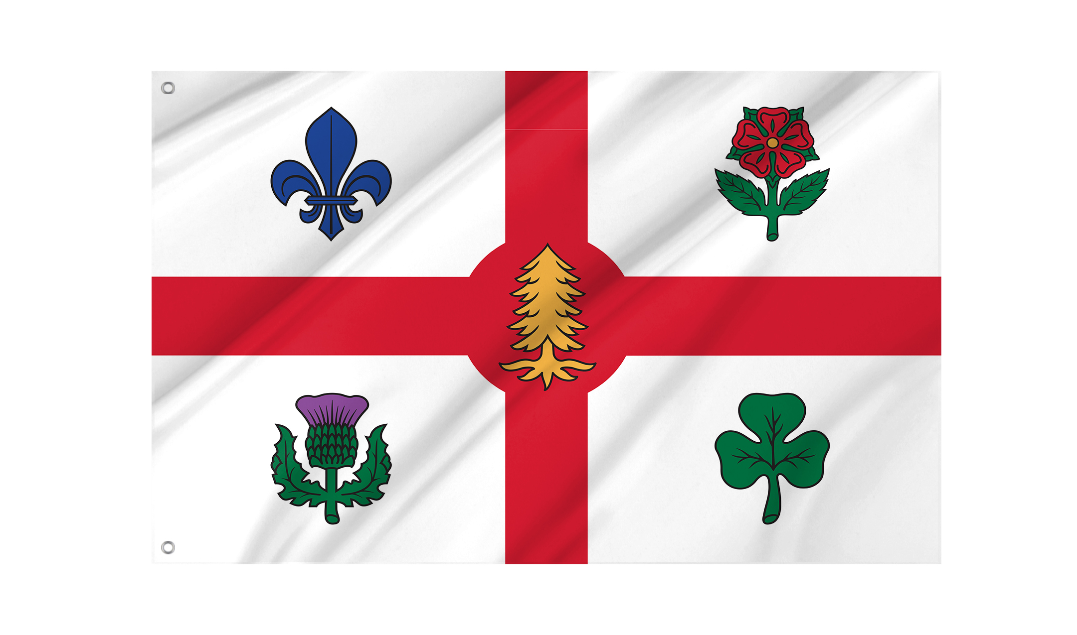 Montreal Flag for Indoor & Outdoor Use