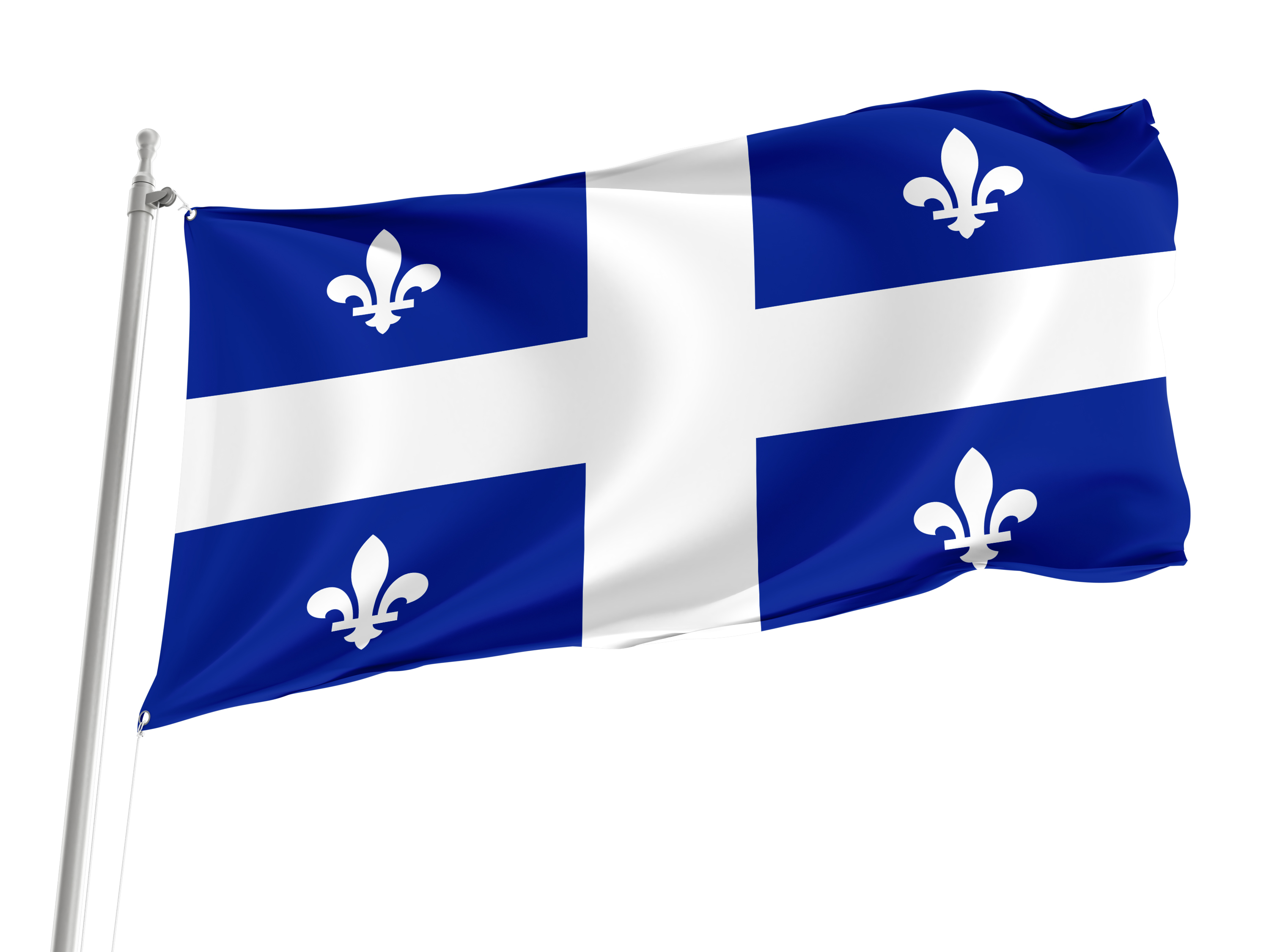 Quebec Flag for Indoor & Outdoor Use