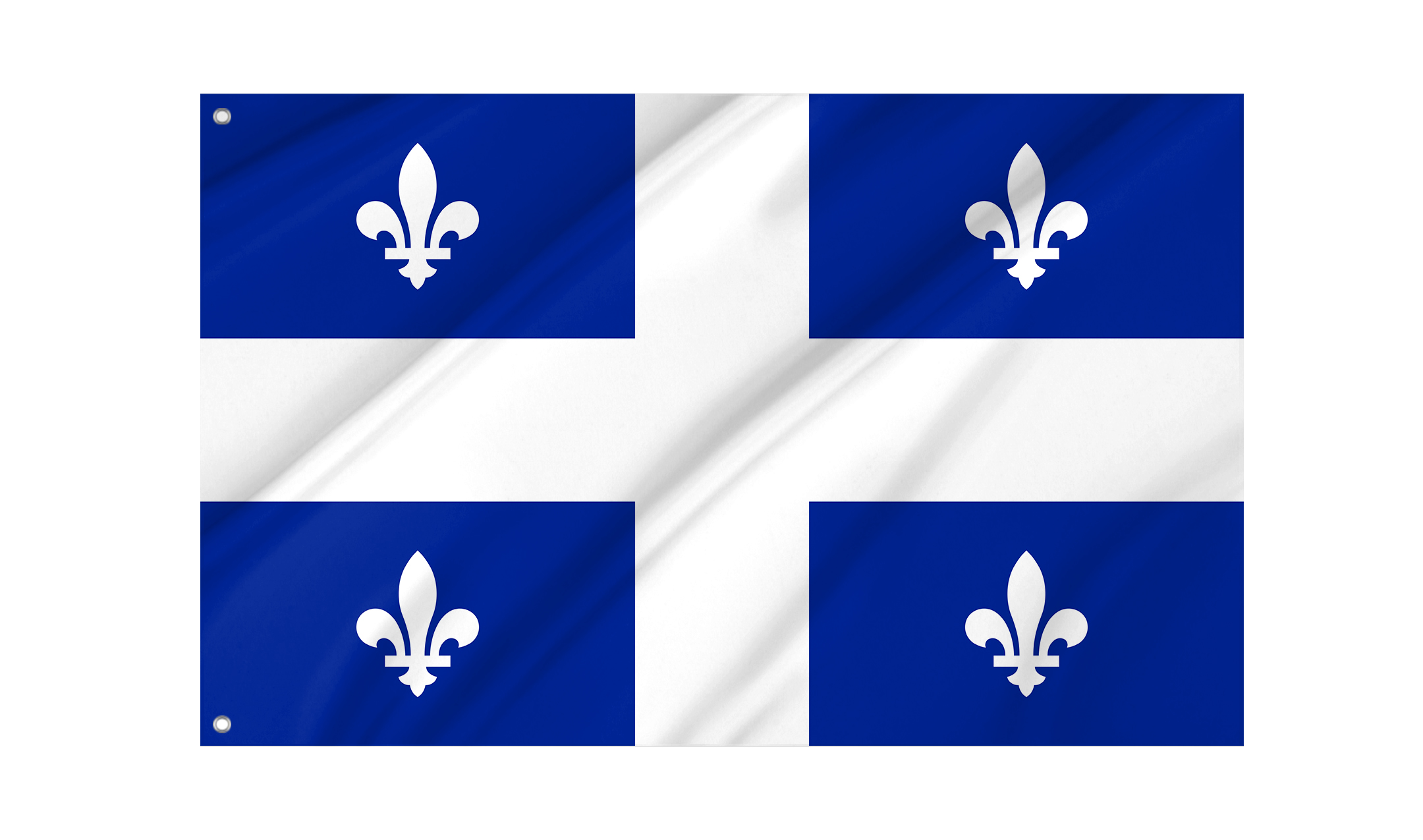 Quebec Flag for Indoor & Outdoor Use