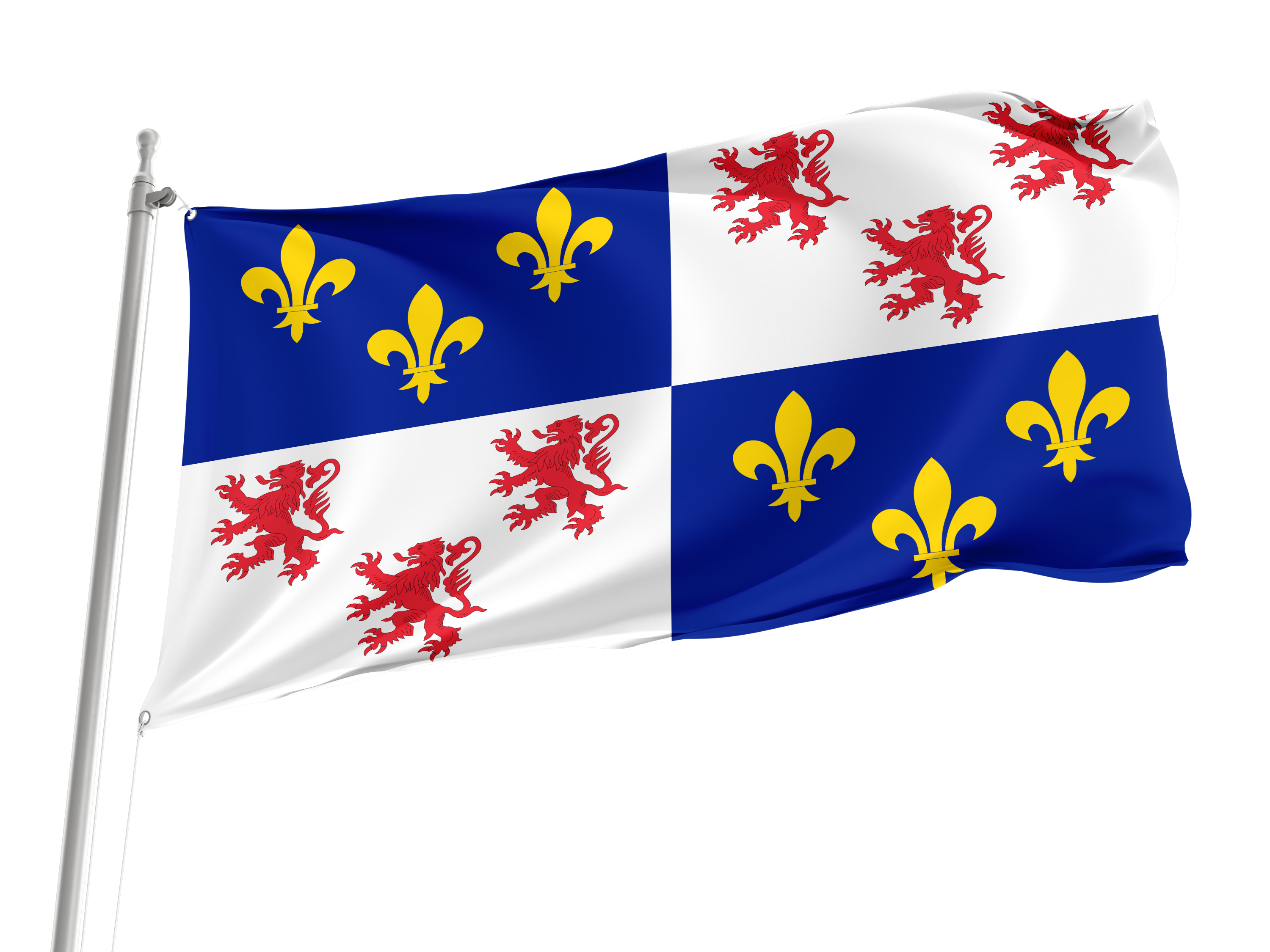 Picardy Flag for Indoor & Outdoor Use