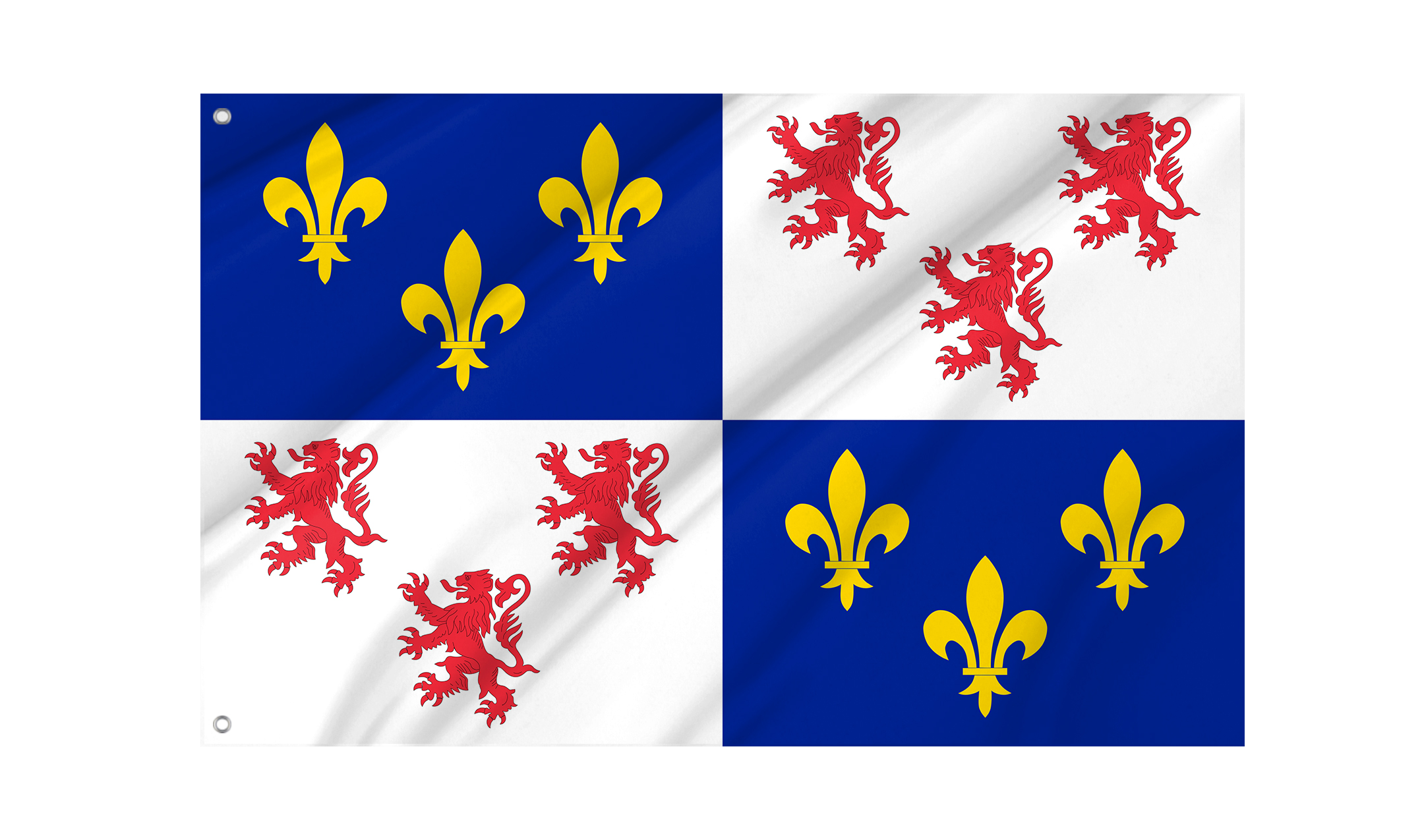 Picardy Flag for Indoor & Outdoor Use