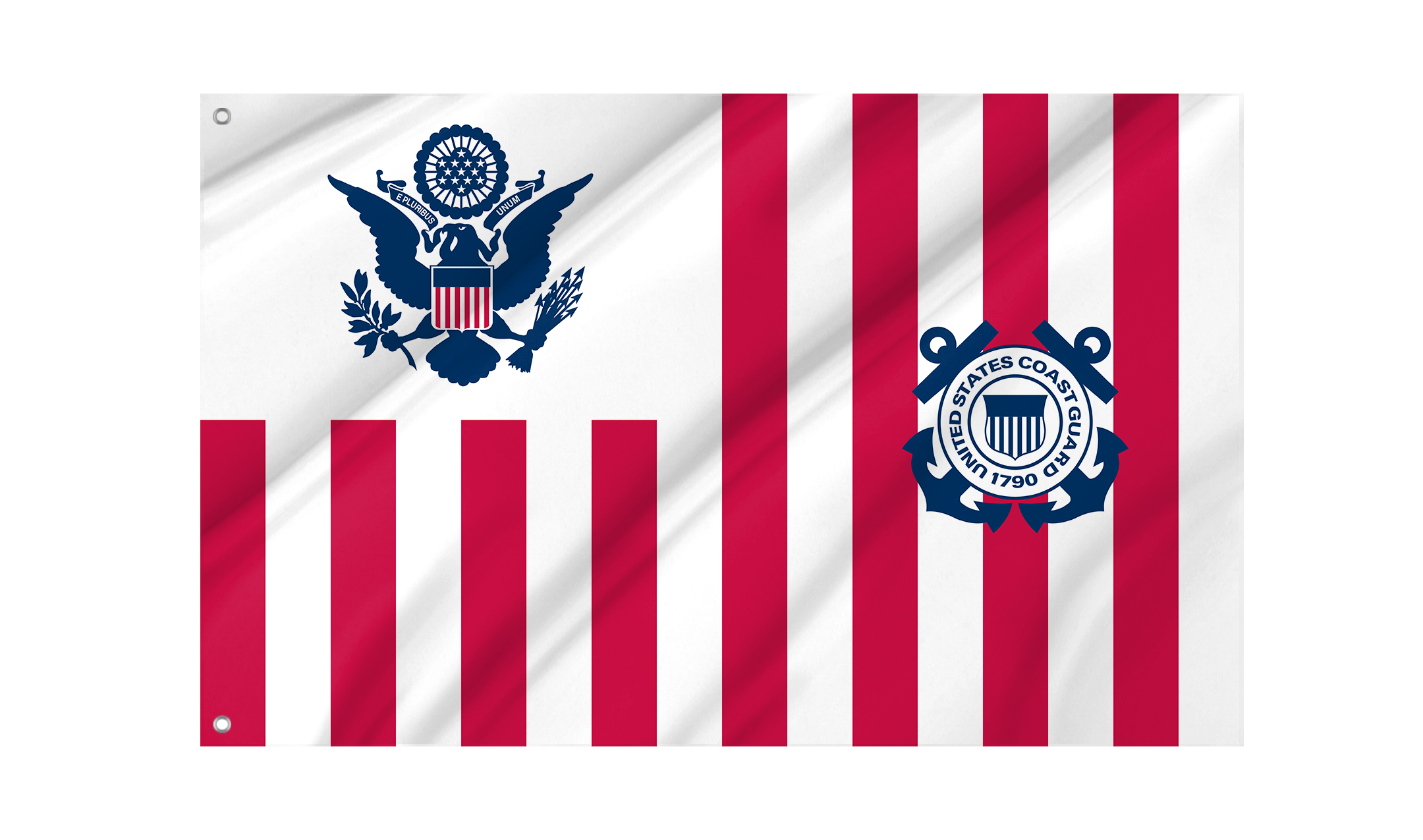U.S. Coast Guard Flag for Indoor & Outdoor Use