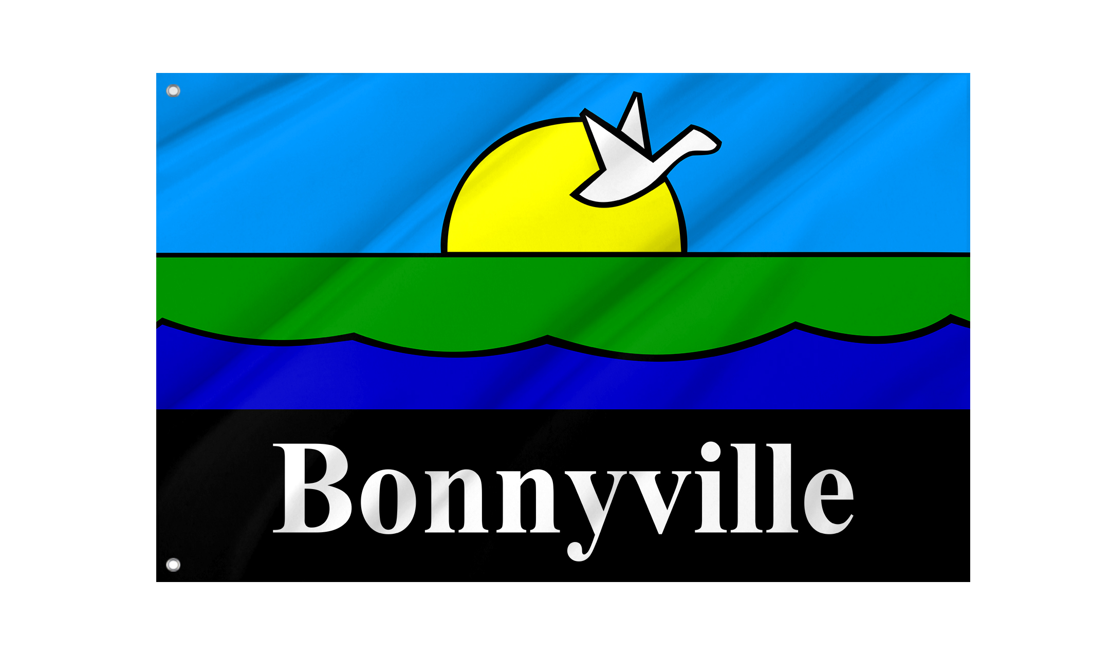 Bonnyville Flag for Indoor & Outdoor Use