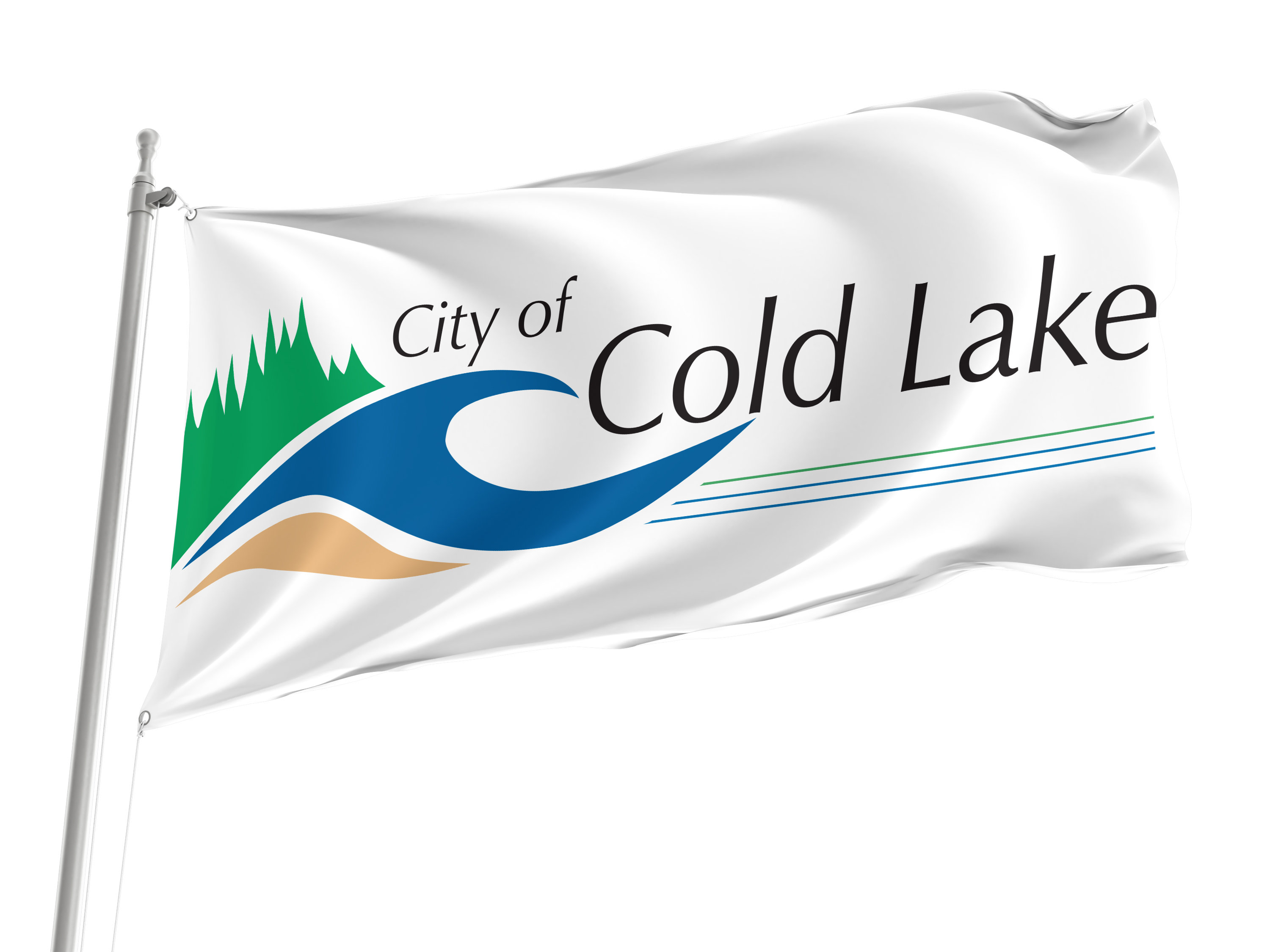 Cold Lake Flag for Indoor & Outdoor Use