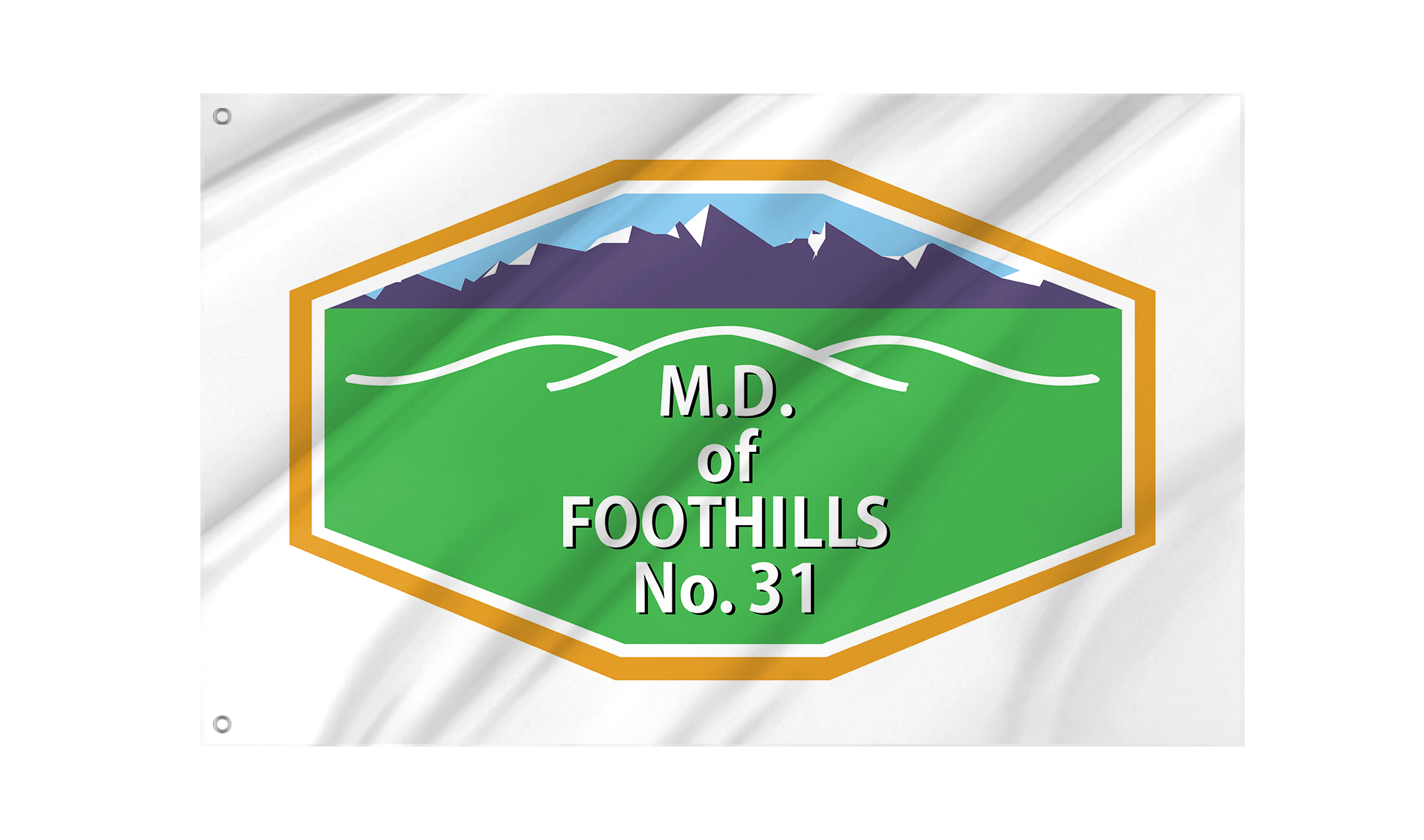 Foothills County Flag for Indoor & Outdoor Use