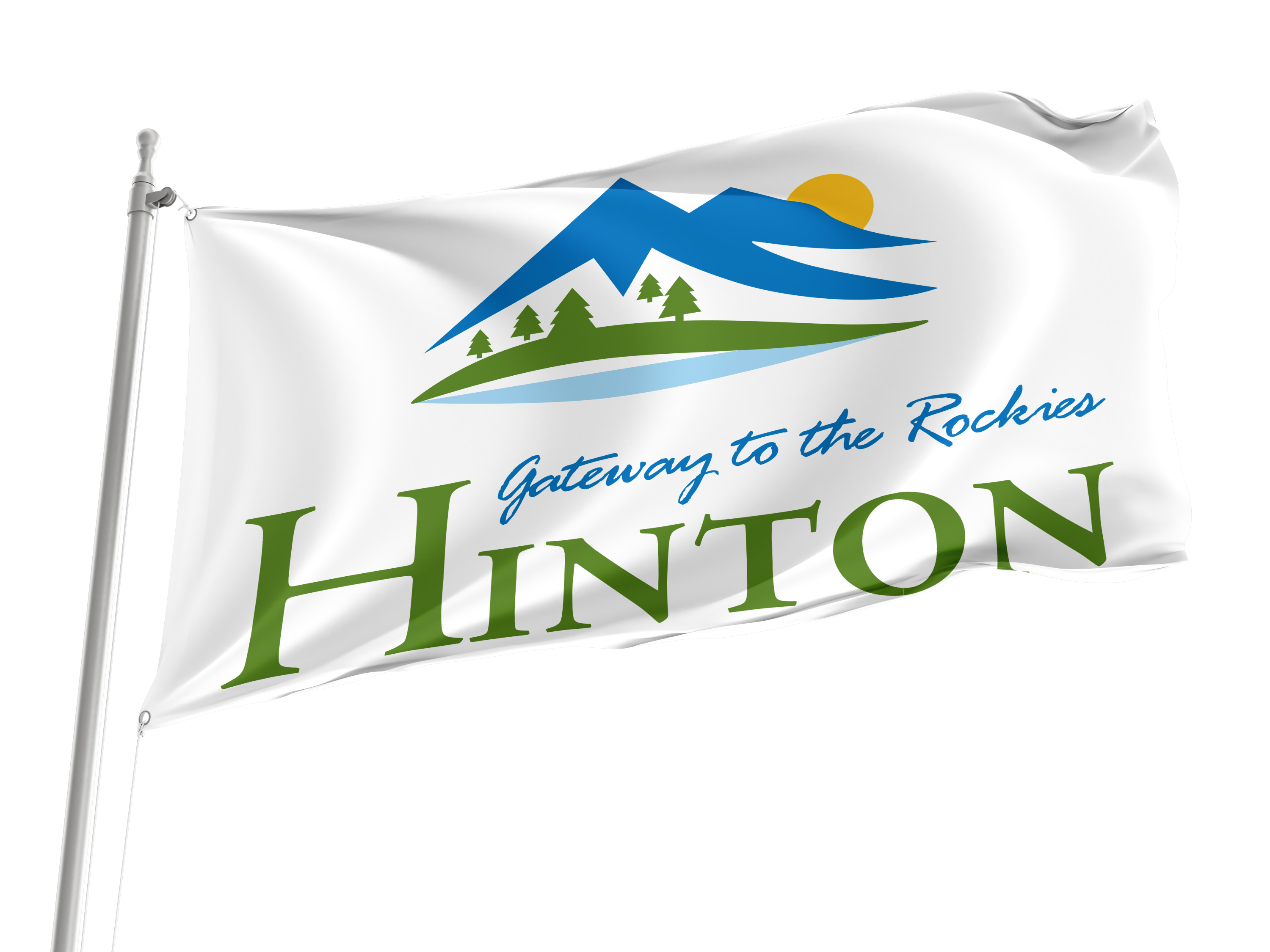Hinton Flag for Indoor & Outdoor Use