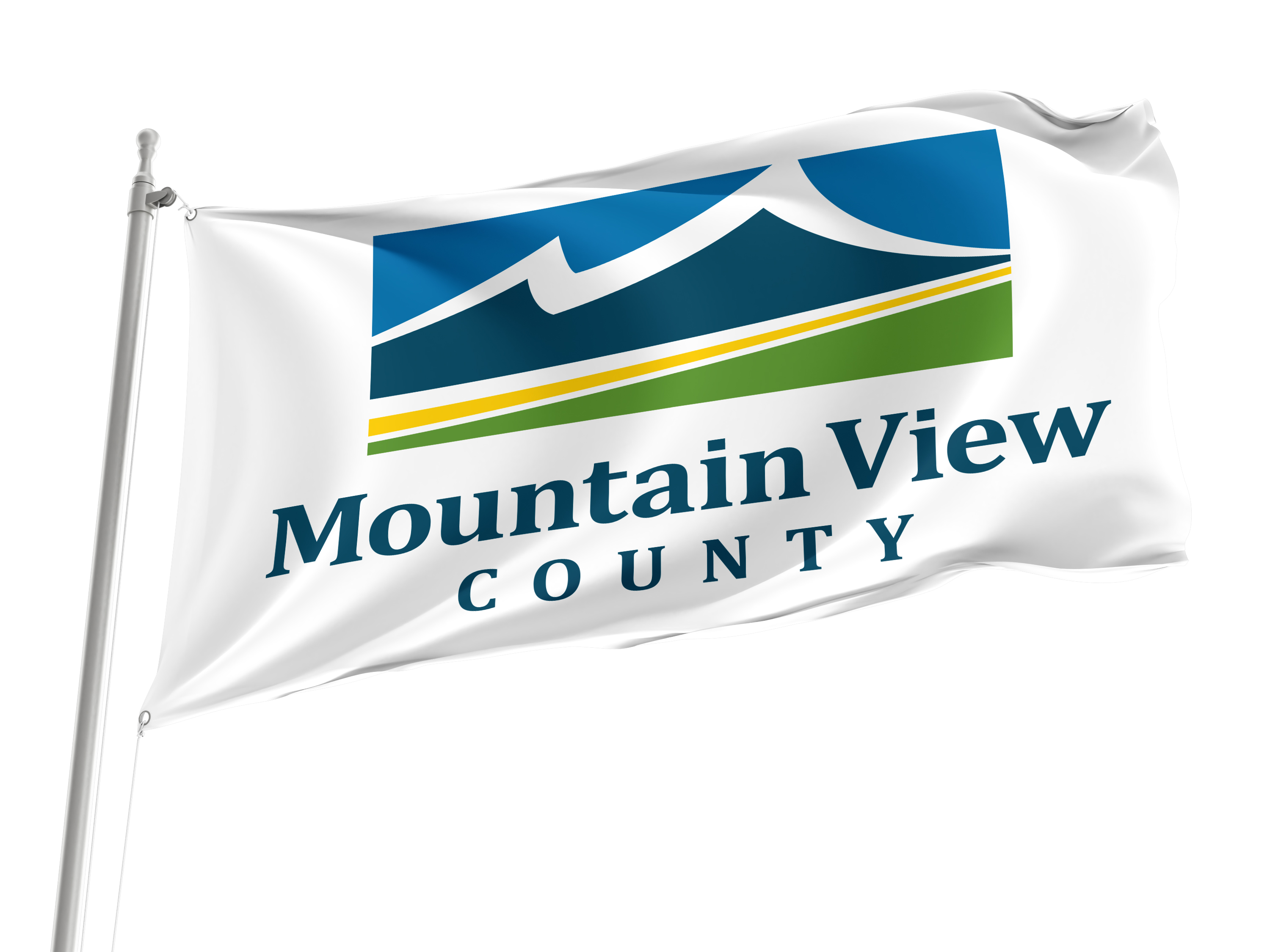 Mountain View County Flag for Indoor & Outdoor Use