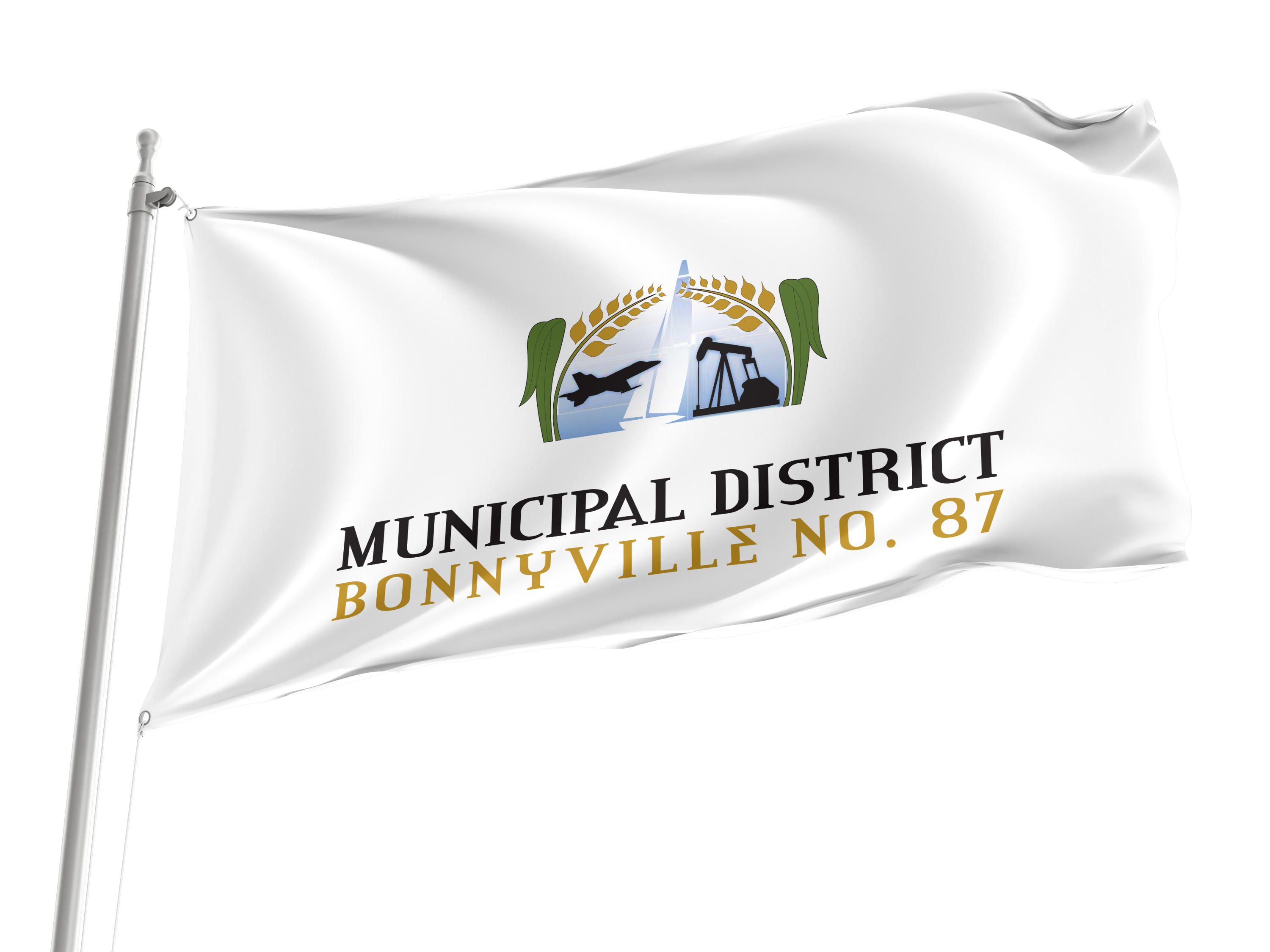 Municipal District of Bonnyville No. 87 Flag for Indoor & Outdoor Use