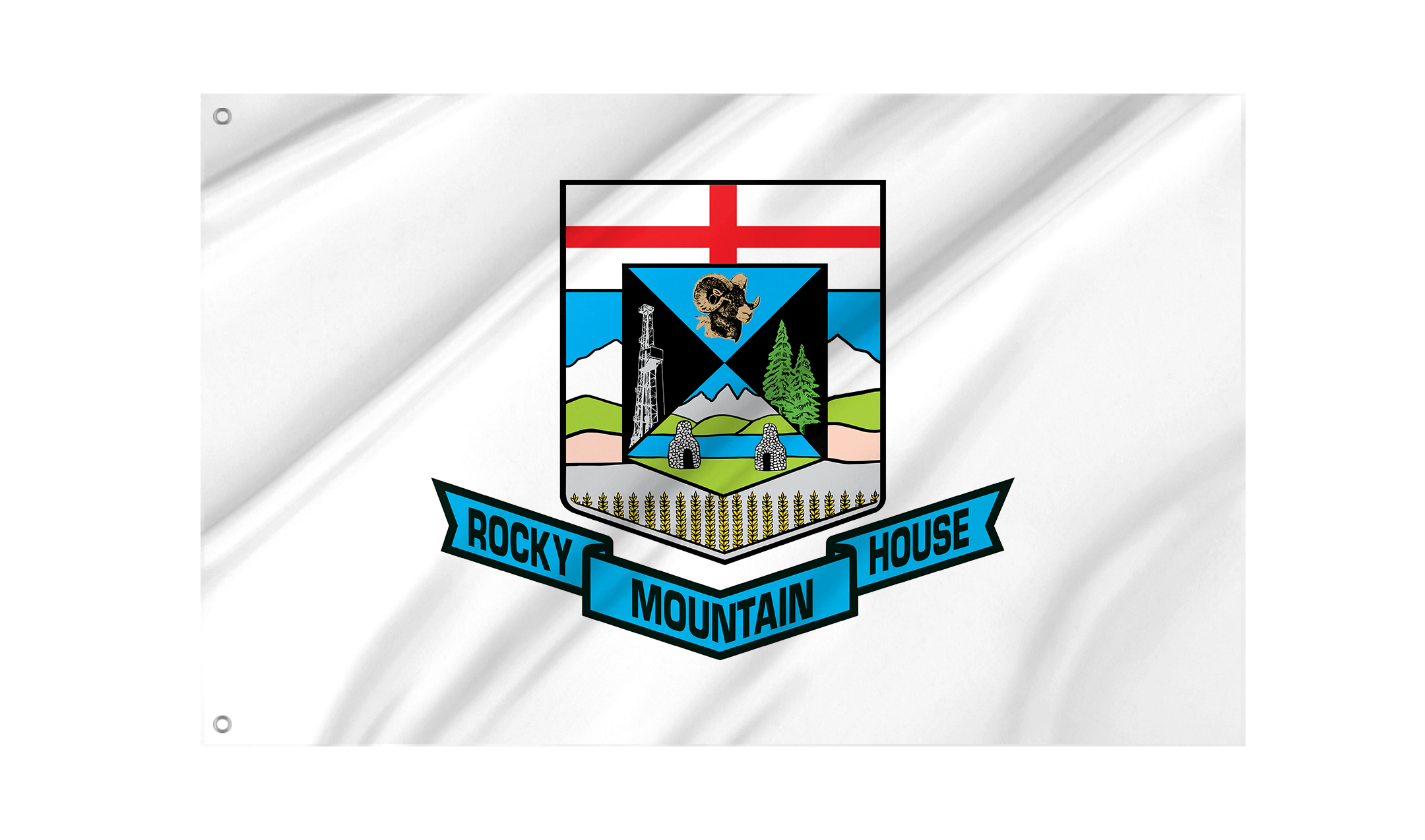Rocky Mountain House Flag for Indoor & Outdoor Use