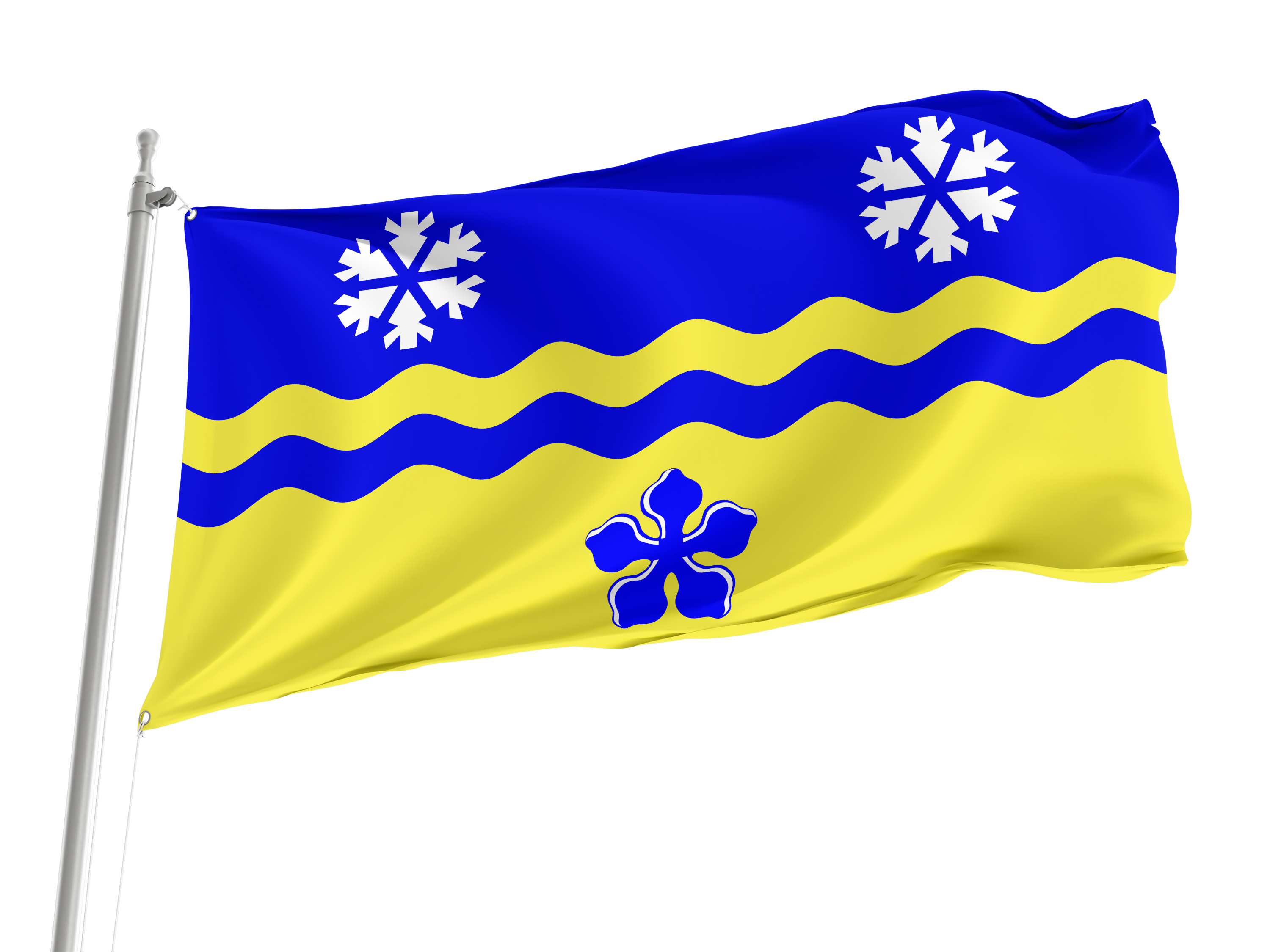 Prince George, British Columbia Flag for Indoor & Outdoor Use