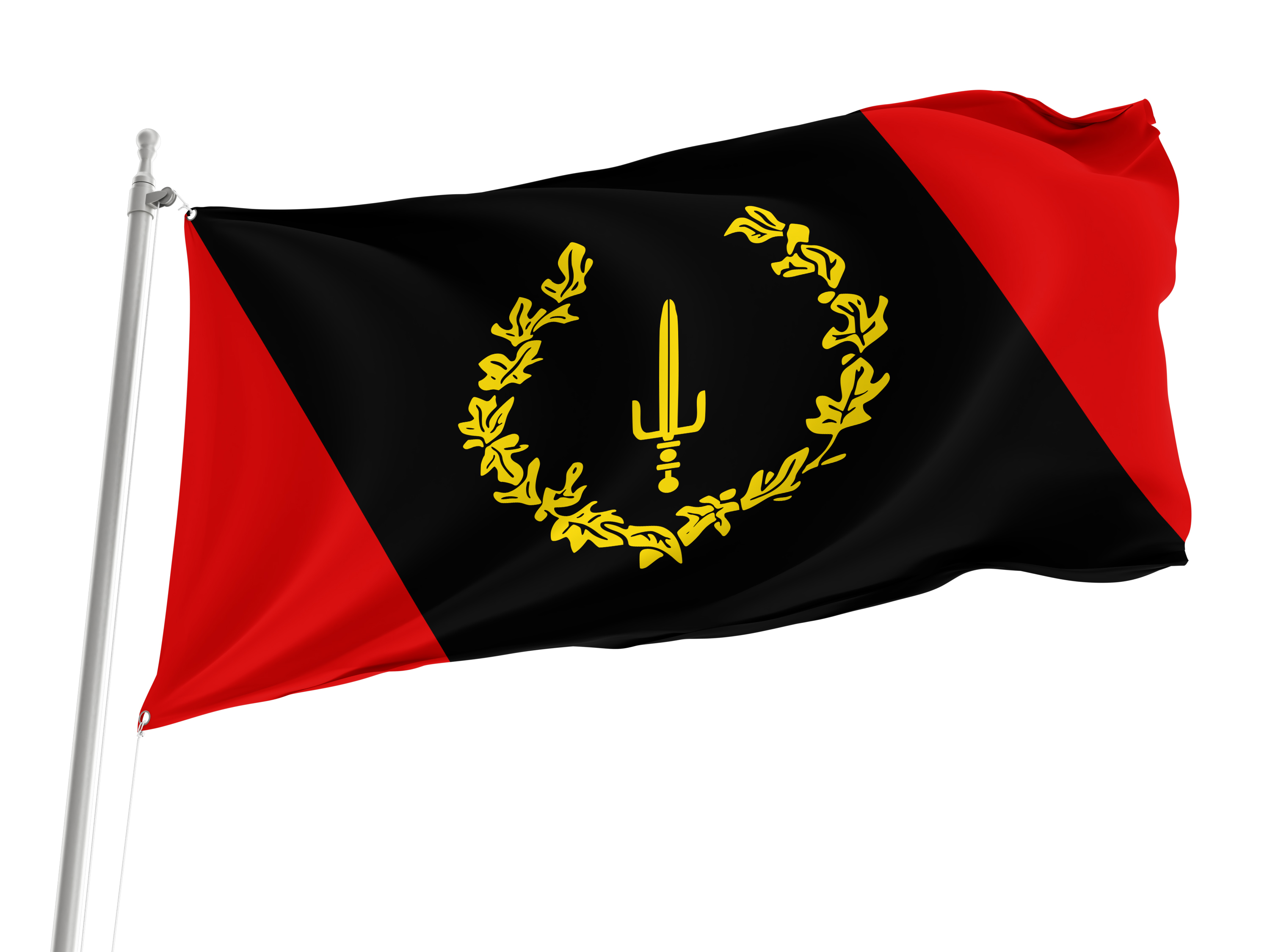 Black American Heritage Flag for Indoor & Outdoor Use