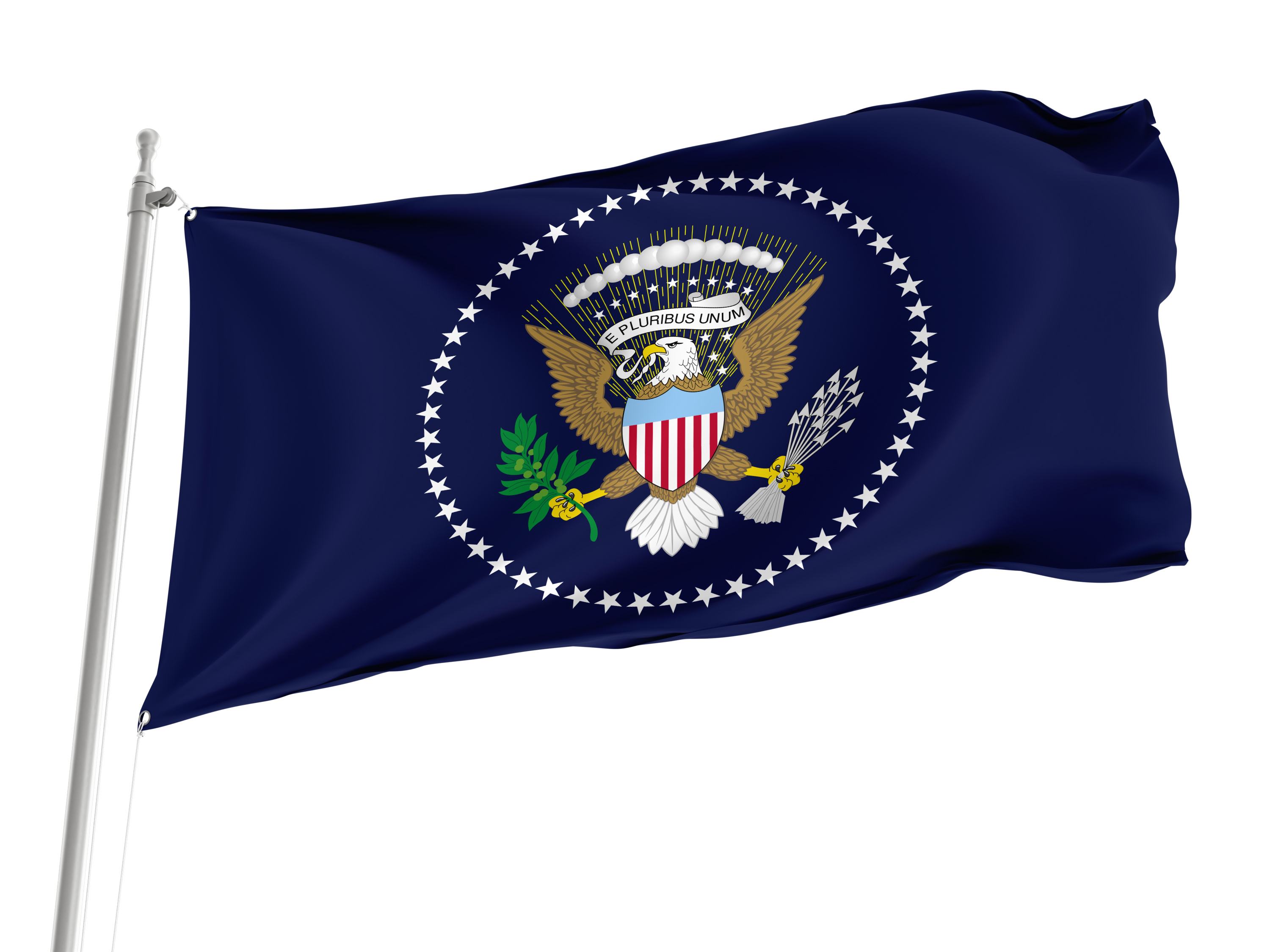 President of the United States Flag for Indoor & Outdoor Use