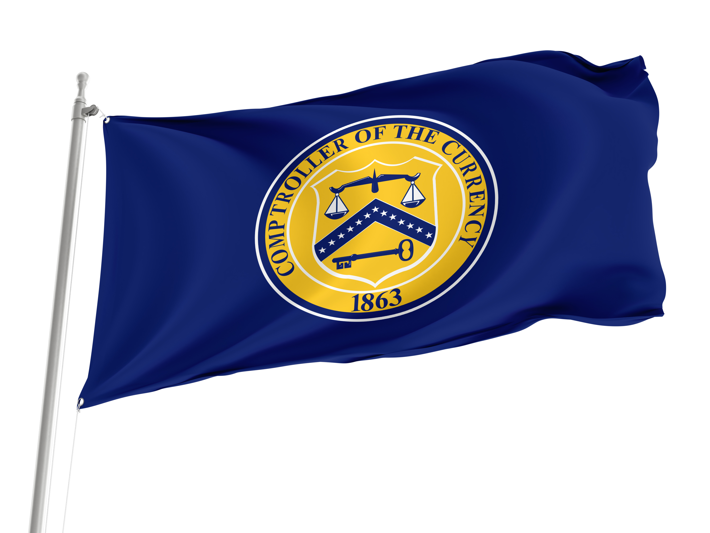 United States Comptroller of the Currency Flag for Indoor & Outdoor Use