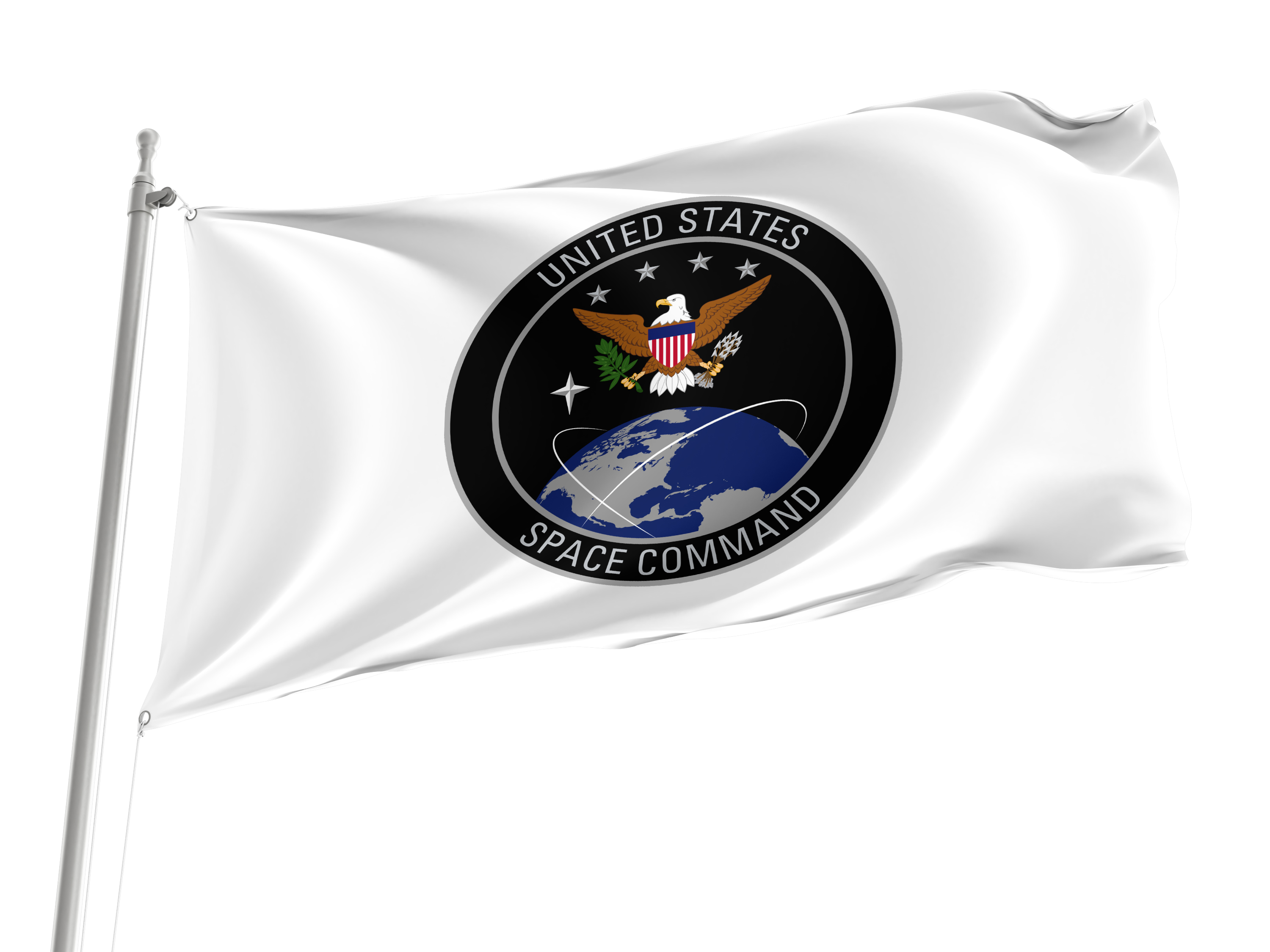 United States Space Command Flag for Indoor & Outdoor Use