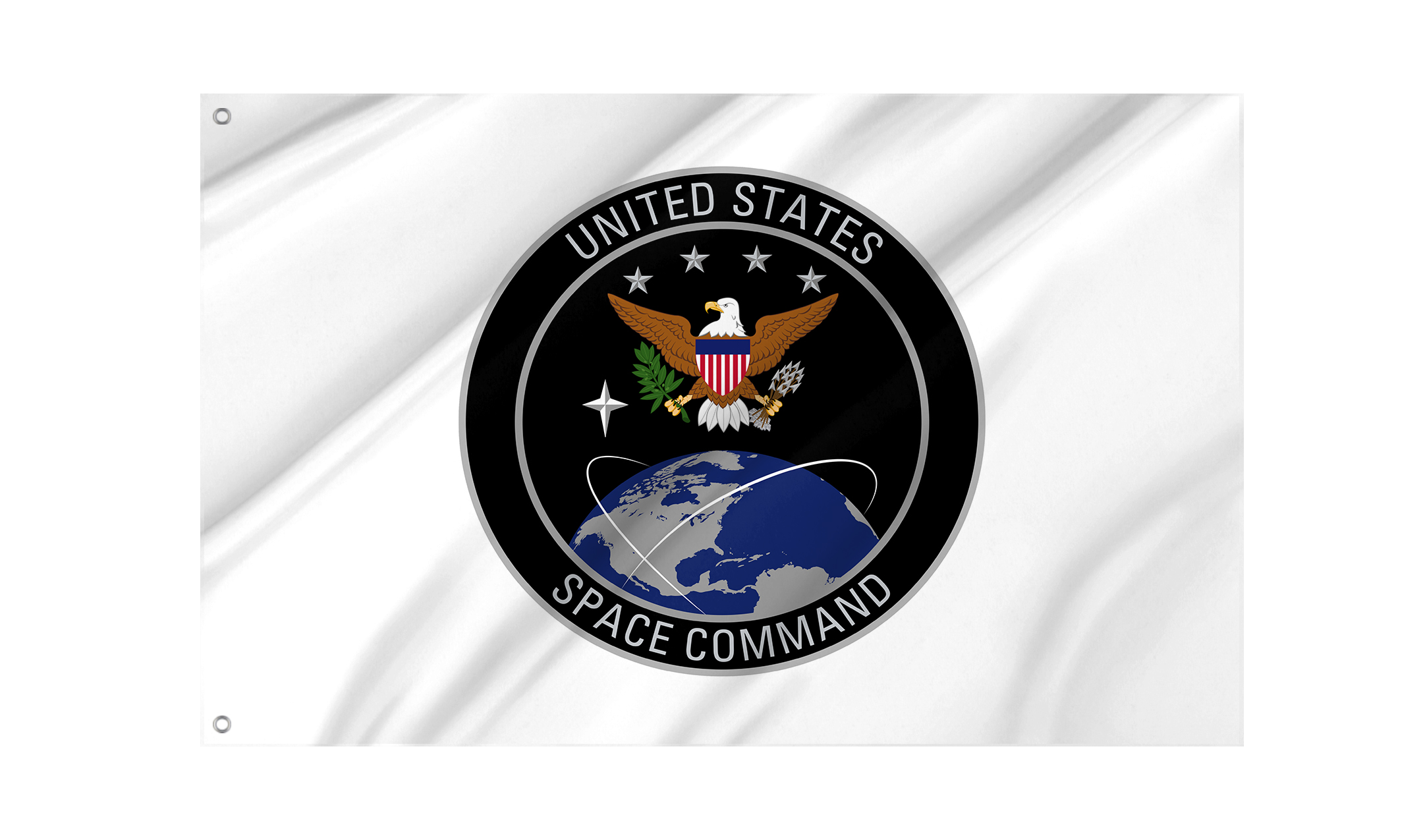 United States Space Command Flag for Indoor & Outdoor Use