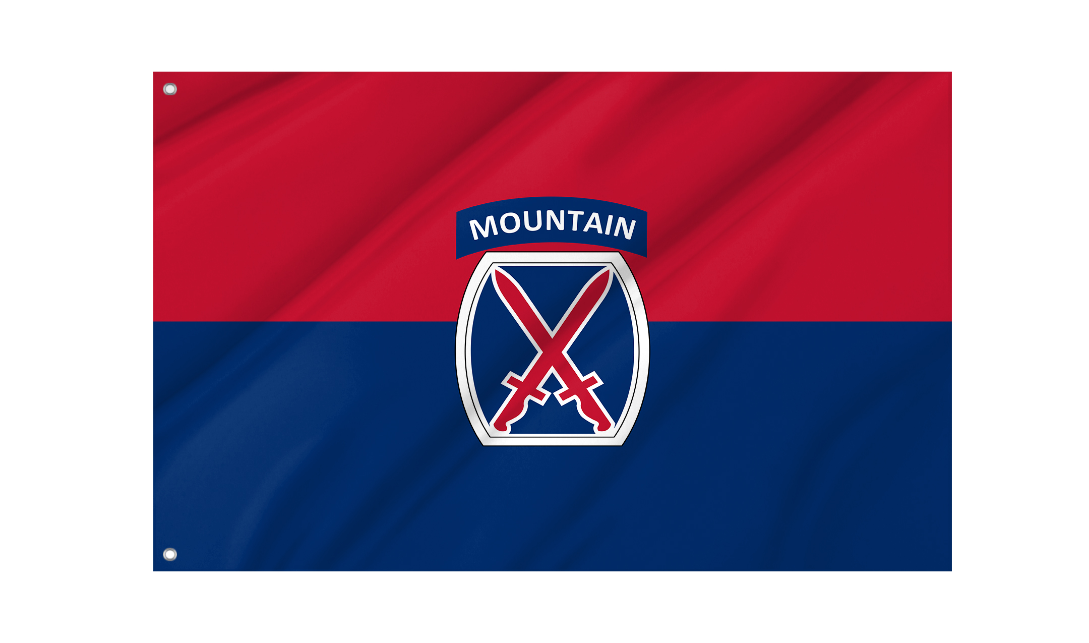 U.S. Army 10th Mountain Division Flag for Indoor & Outdoor Use