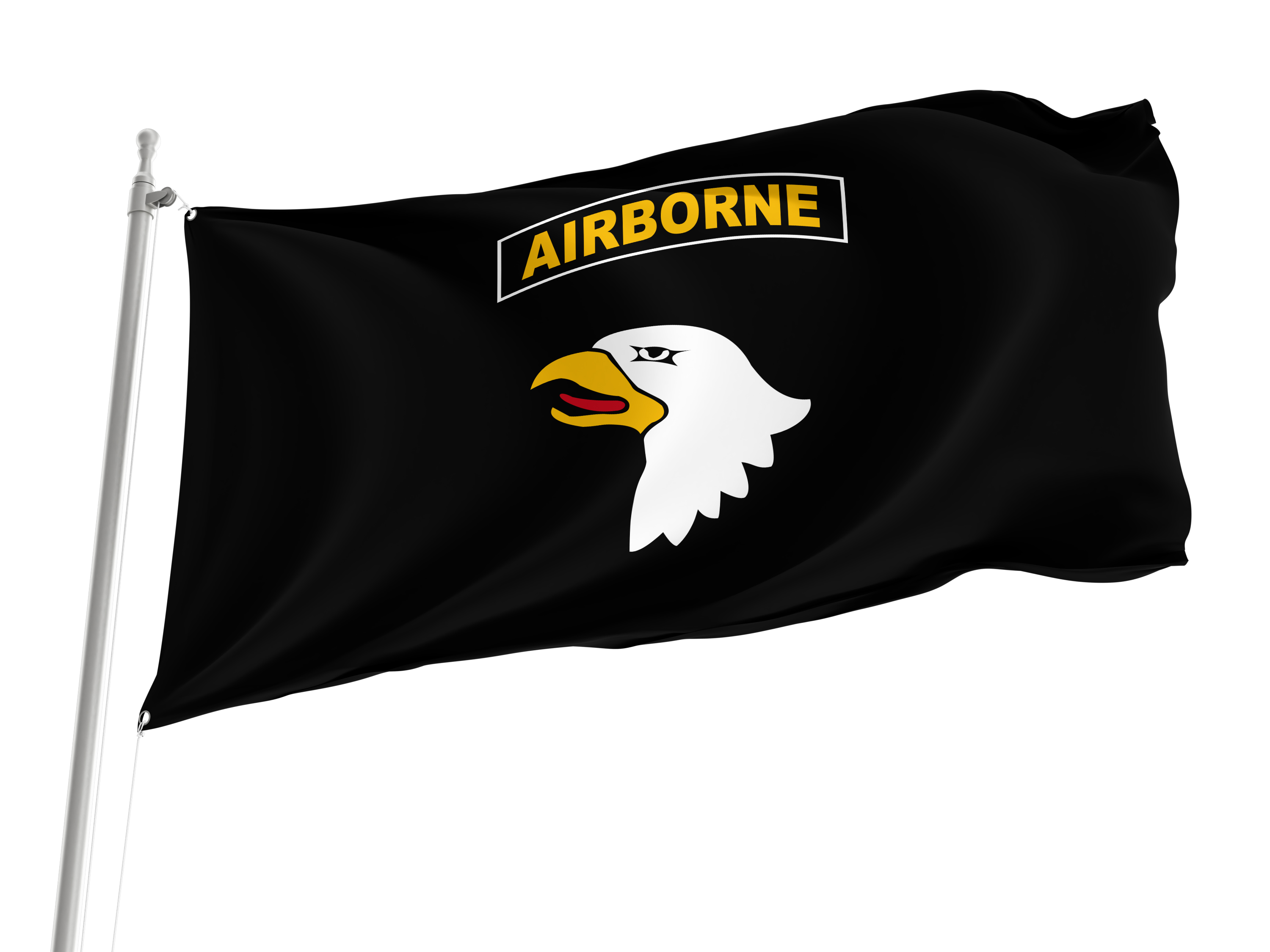 101st Airborne Division Black Flag for Indoor & Outdoor Use