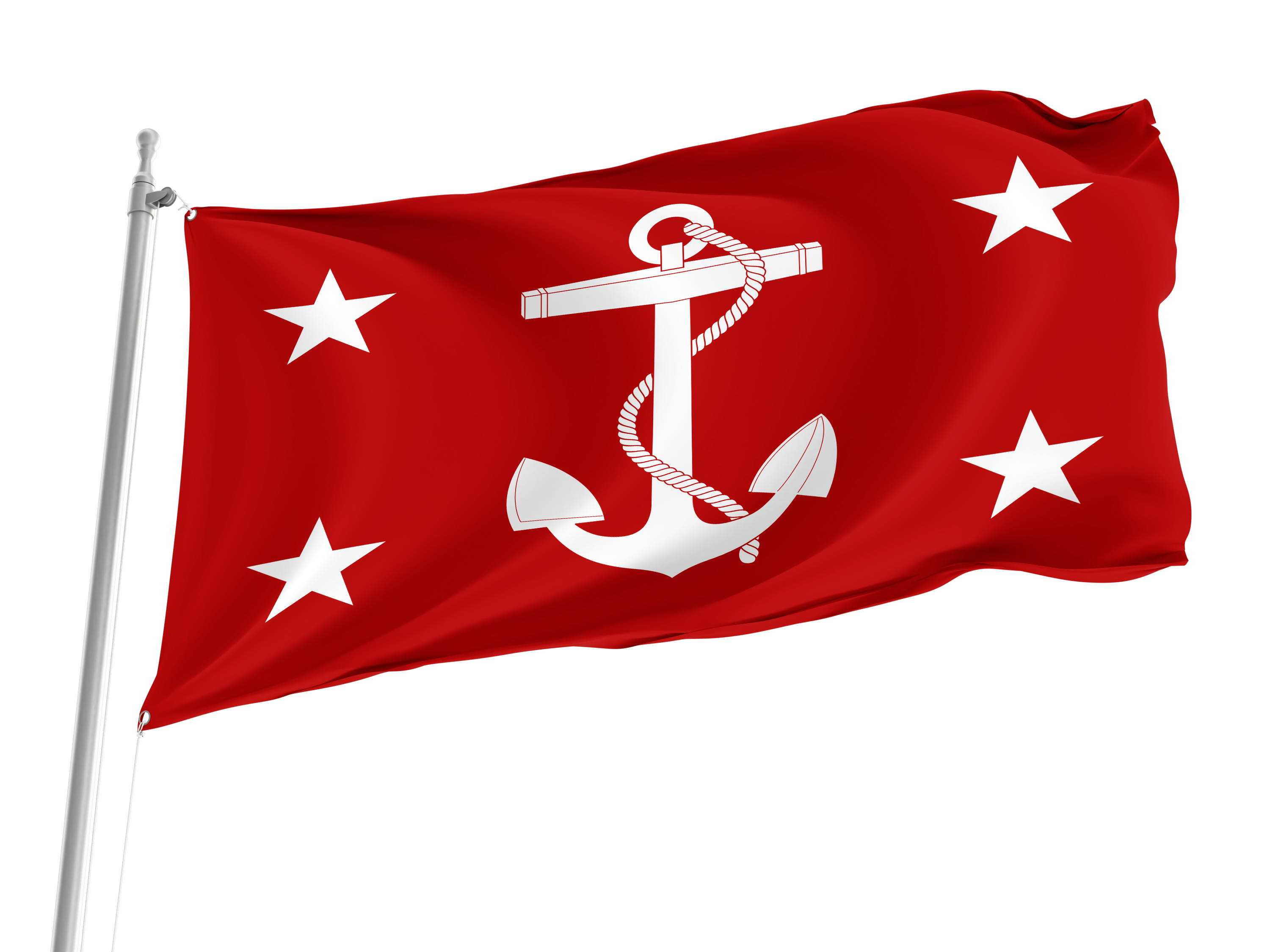 United States Secretary of the Navy Red Flag for Indoor & Outdoor Use