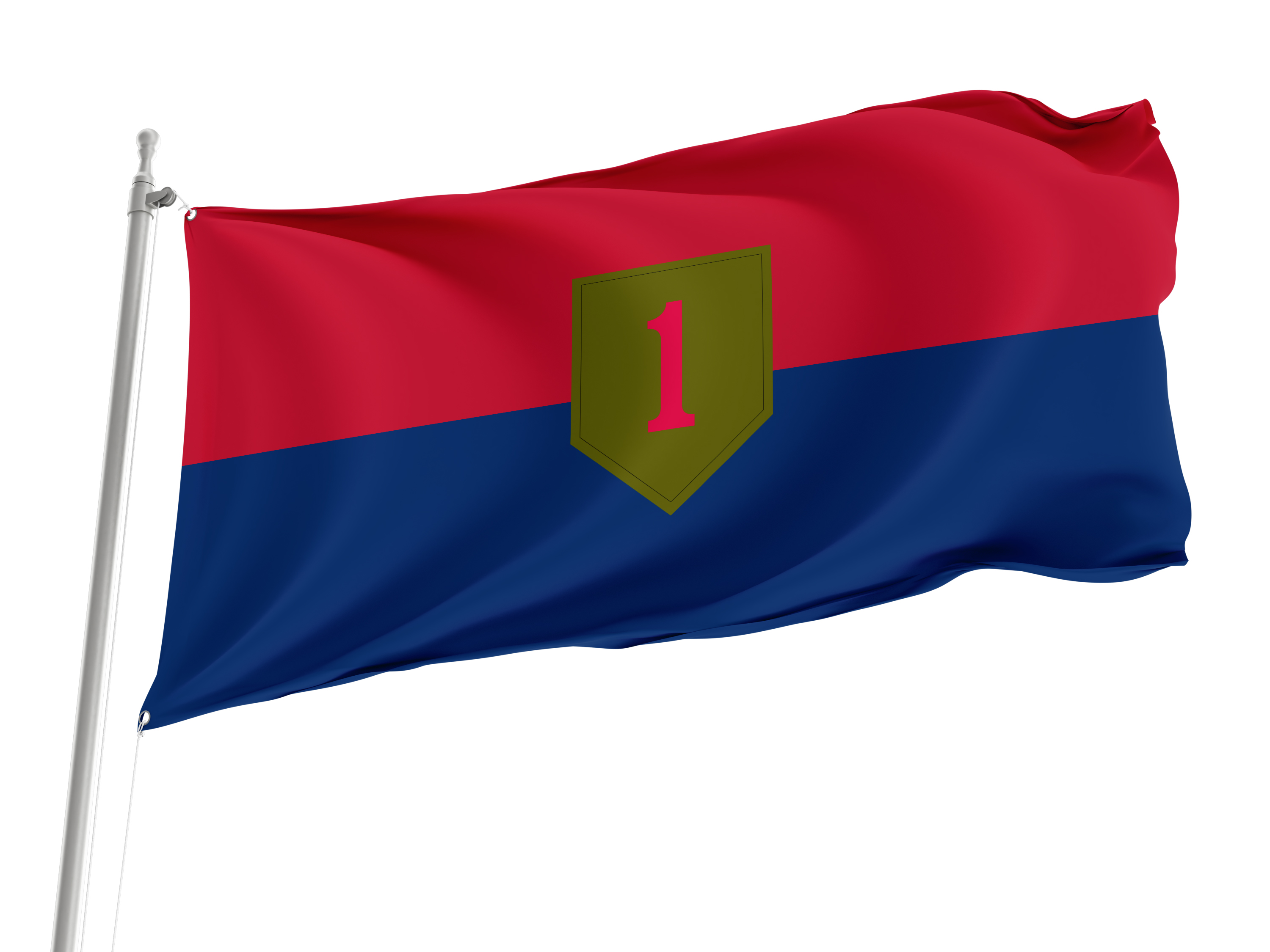 United States Army 1st Infantry Division Flag for Indoor & Outdoor Use