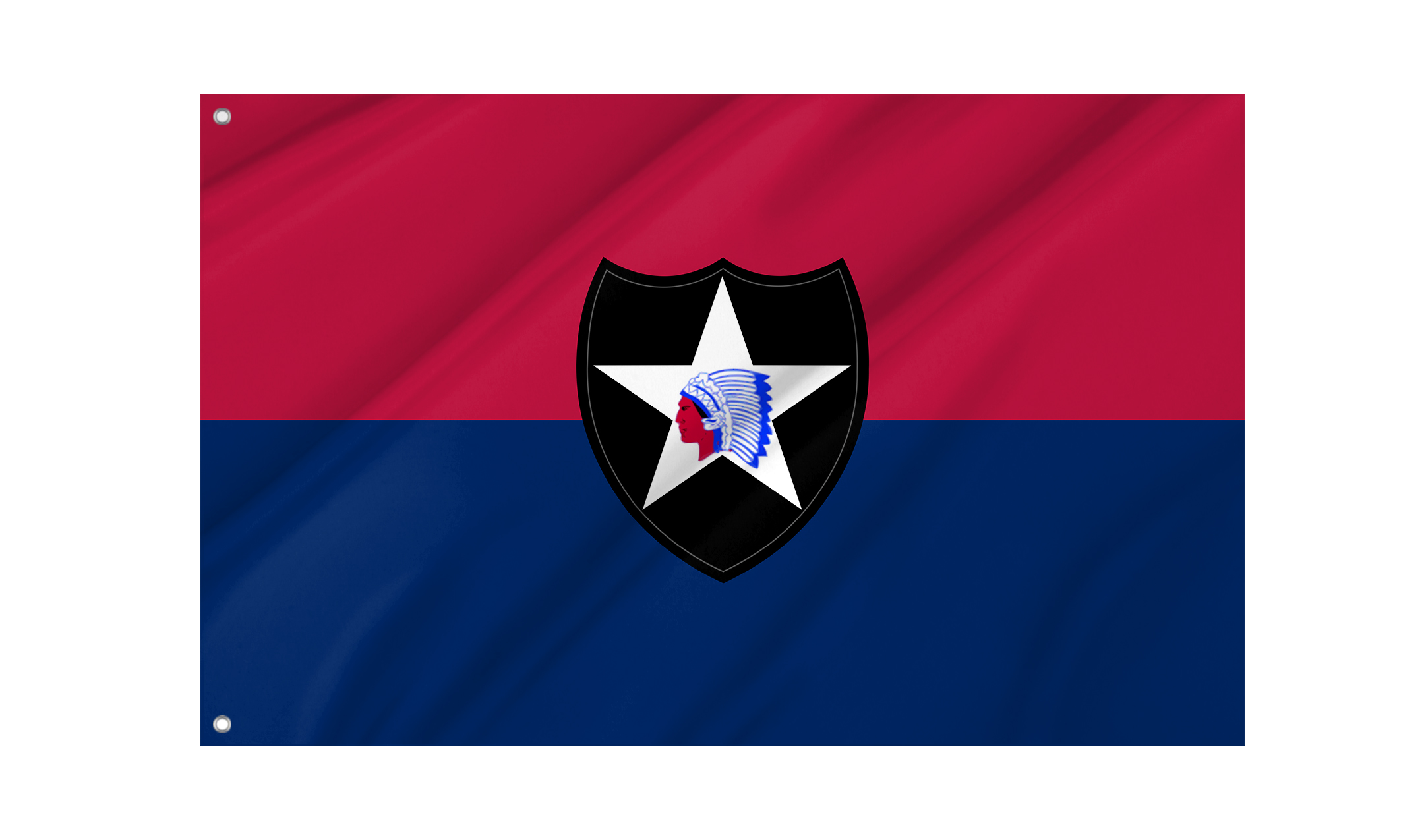 United States Army 2nd Infantry Division Flag for Indoor & Outdoor Use