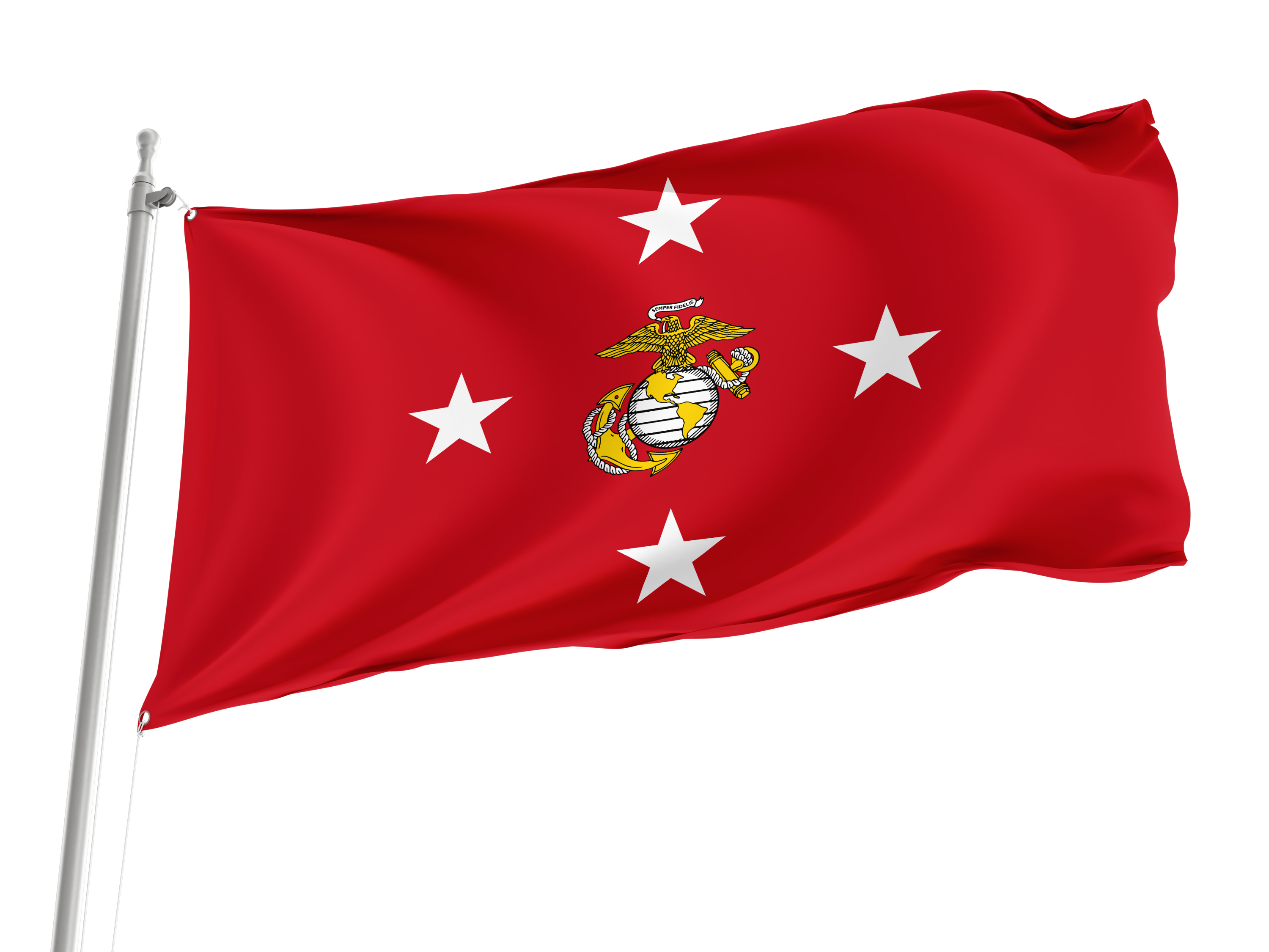 Commandant of the U.S. Marine Corps Flag for Indoor & Outdoor Use