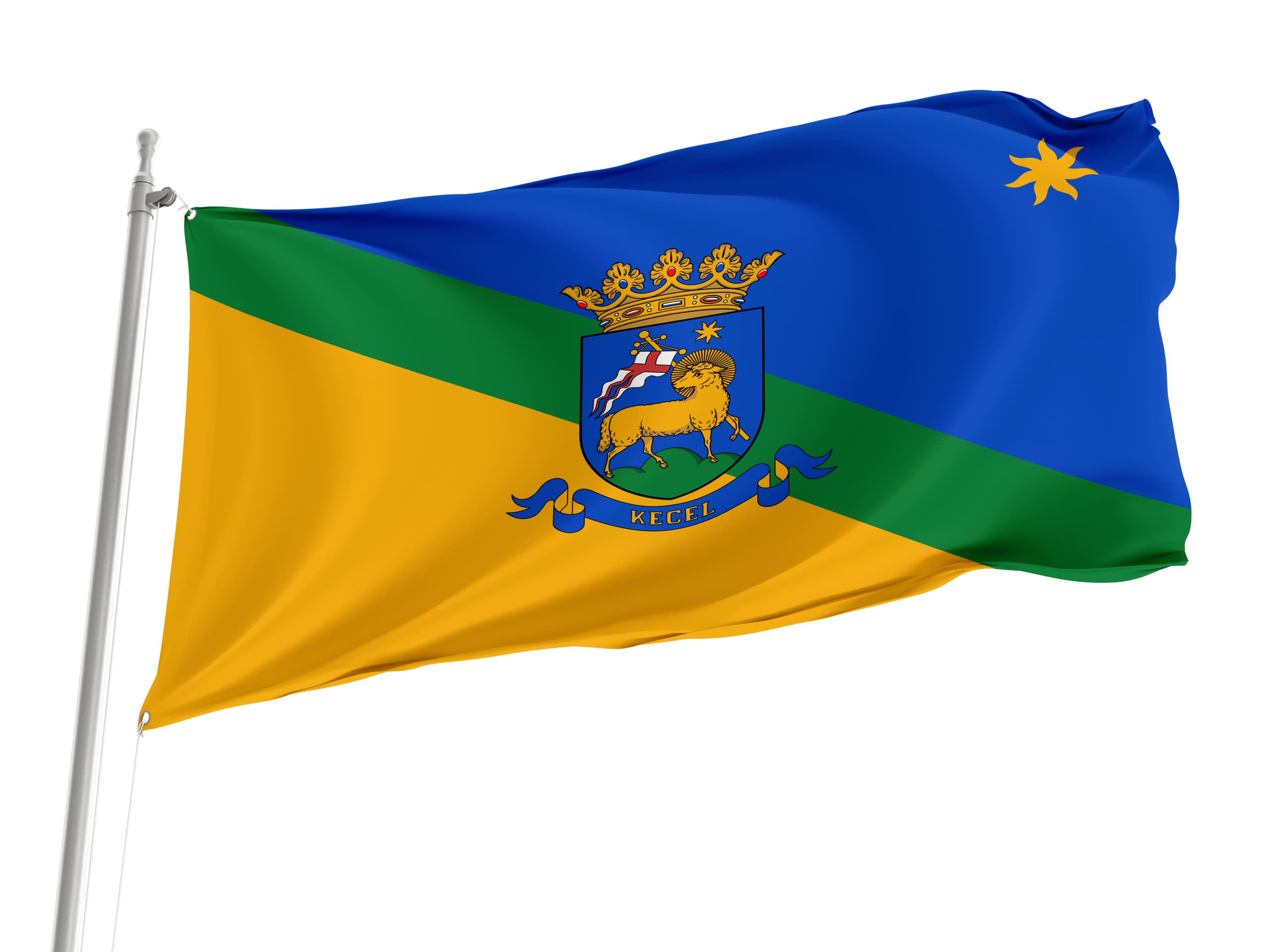 Kecel Flag for Indoor & Outdoor Use