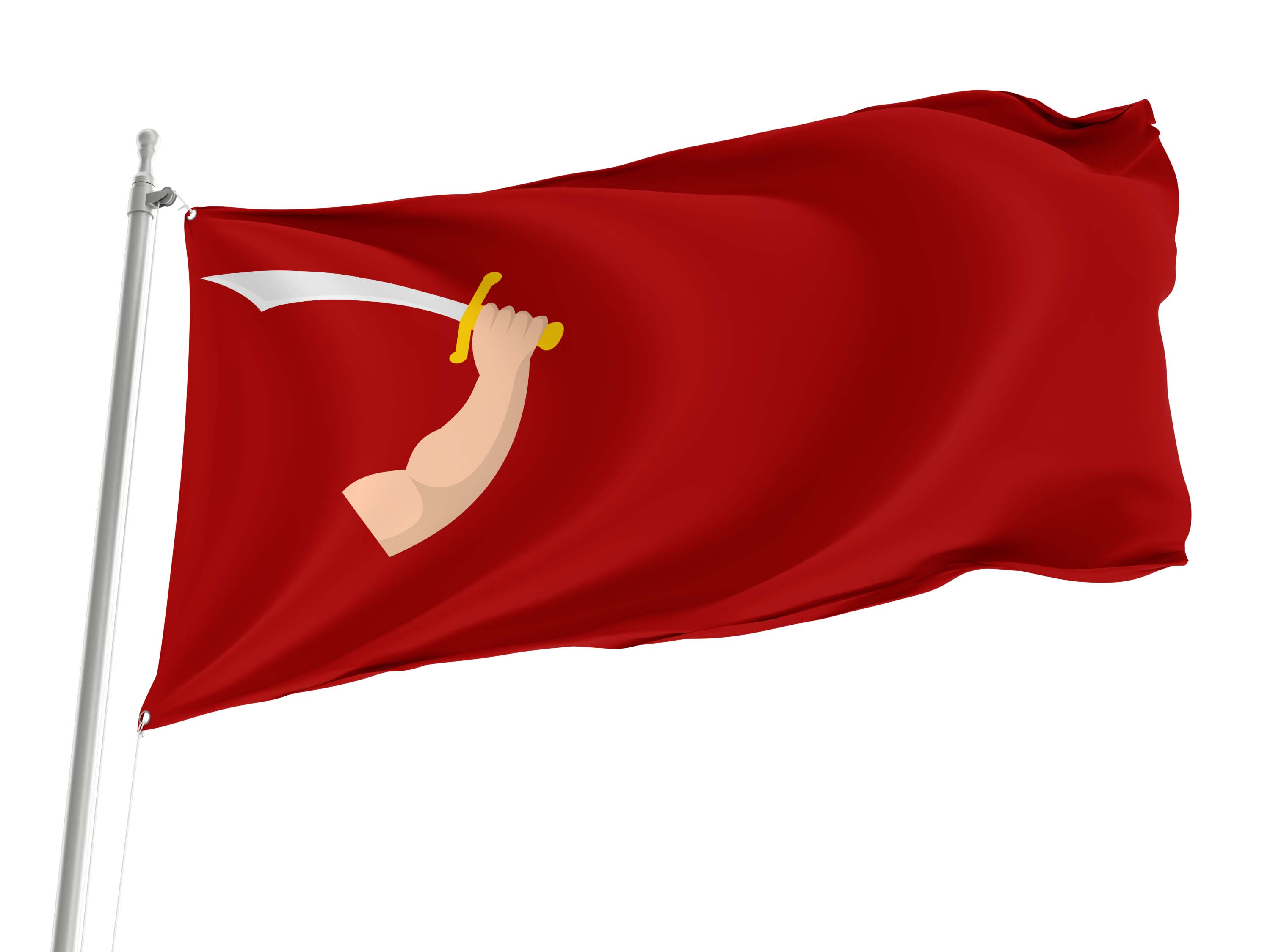 Bloedvlag Dutch Pirates Flag for Indoor & Outdoor Use