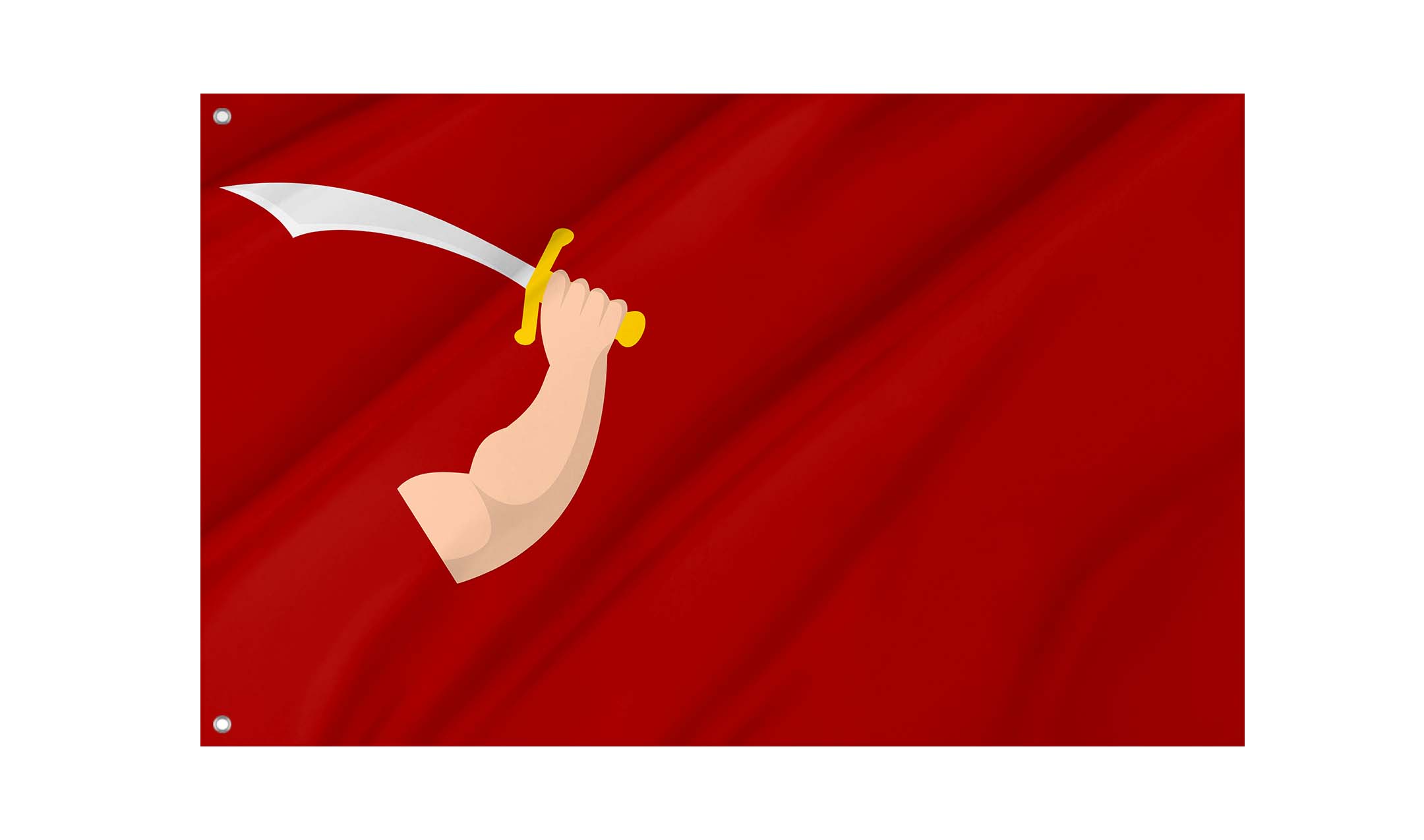 Bloedvlag Dutch Pirates Flag for Indoor & Outdoor Use