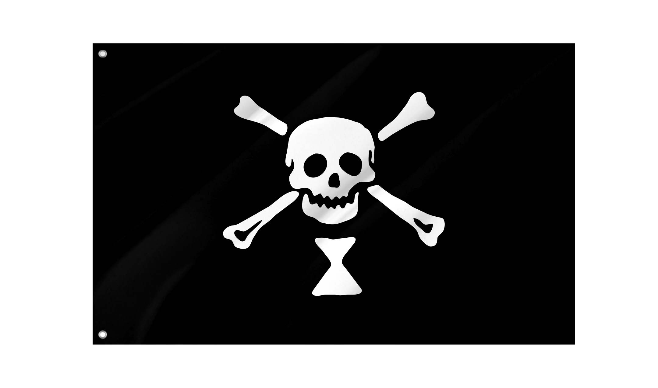 Emanuel Wynne Pirate Flag for Indoor & Outdoor Use