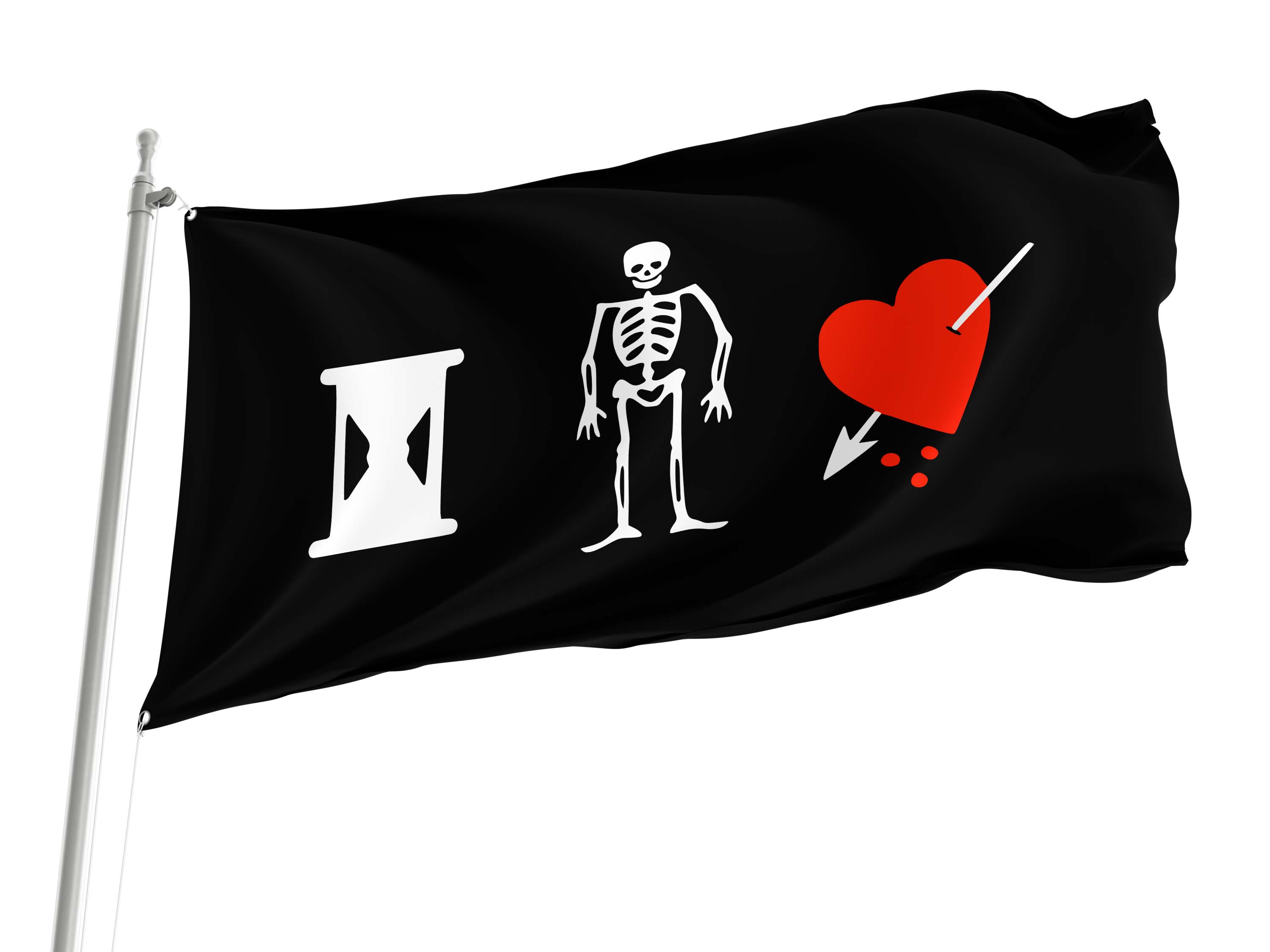 John Phillips Pirate Flag for Indoor & Outdoor Use