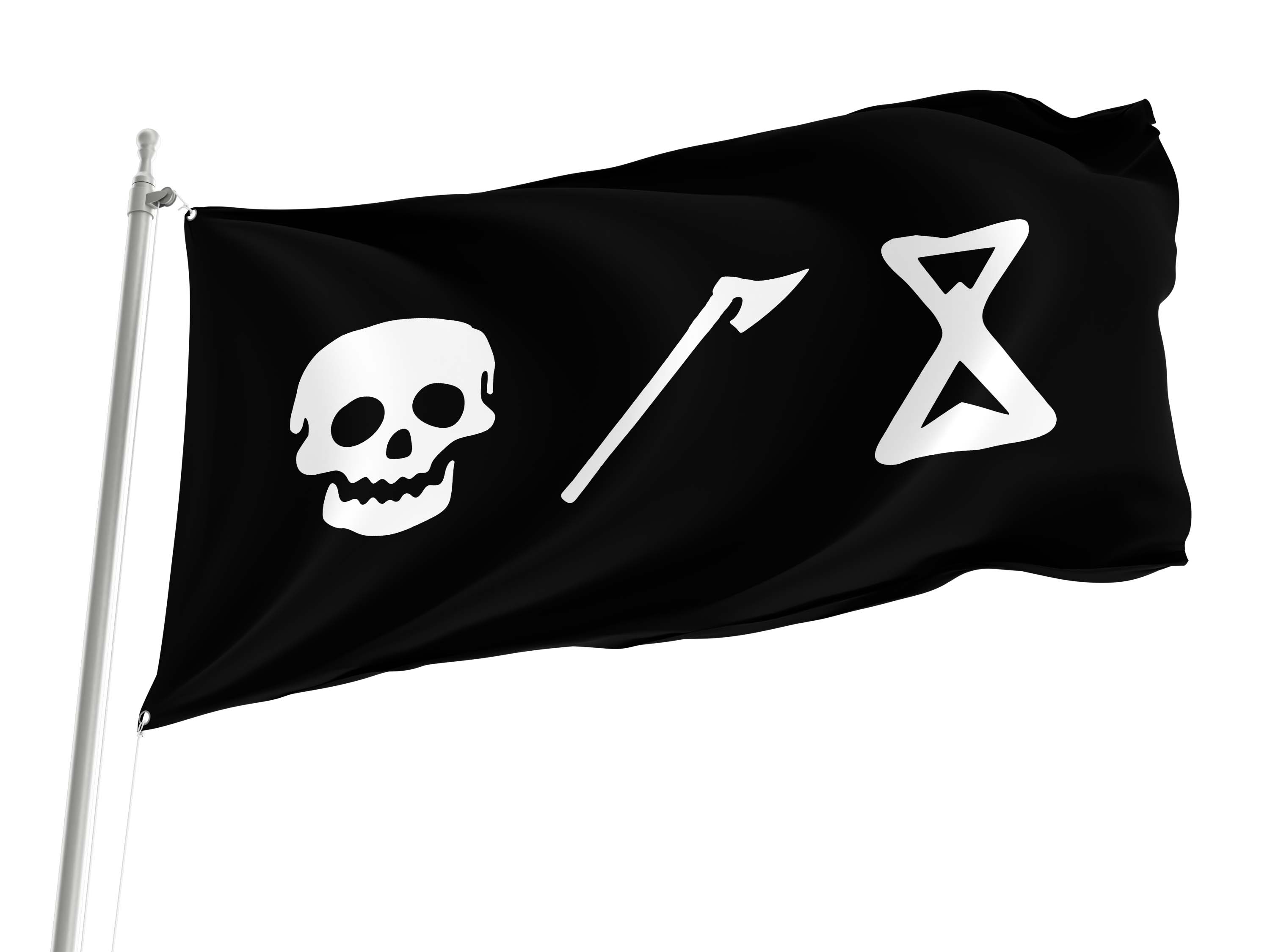 Pirate 1783 Flag for Indoor & Outdoor Use