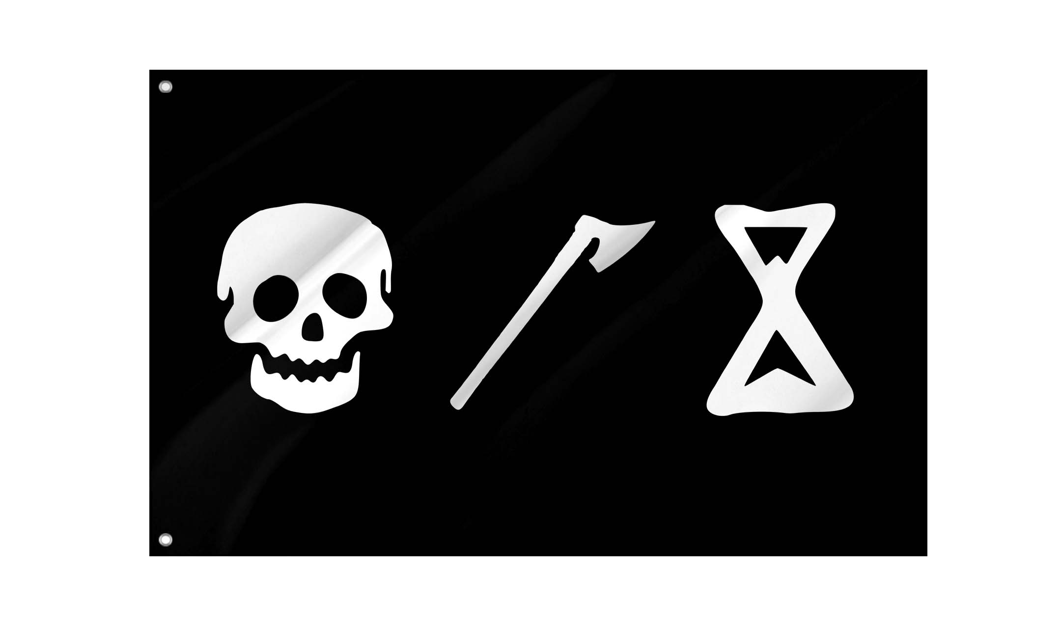 Pirate 1783 Flag for Indoor & Outdoor Use