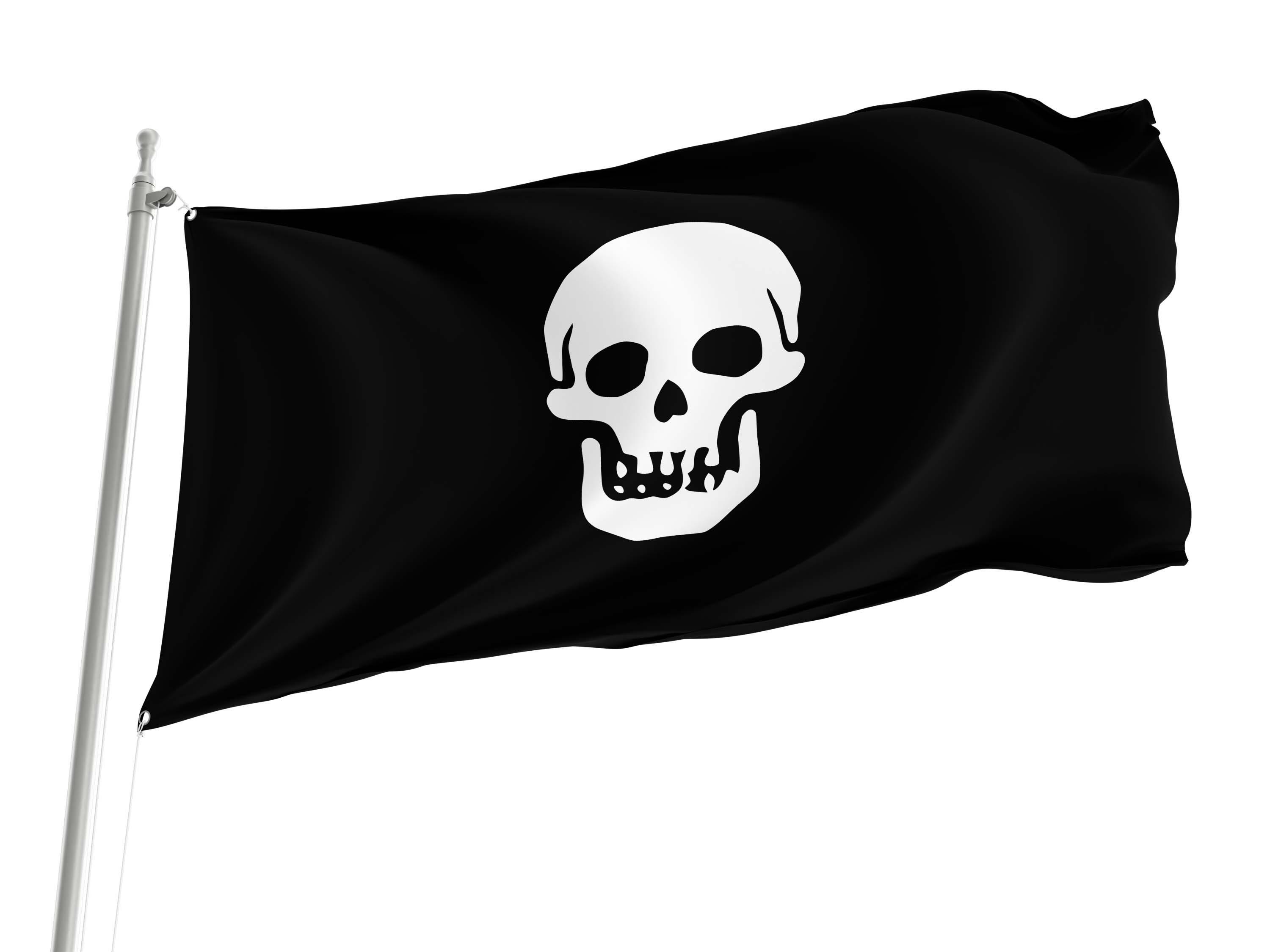 Pirate Death's Head Flag for Indoor & Outdoor Use