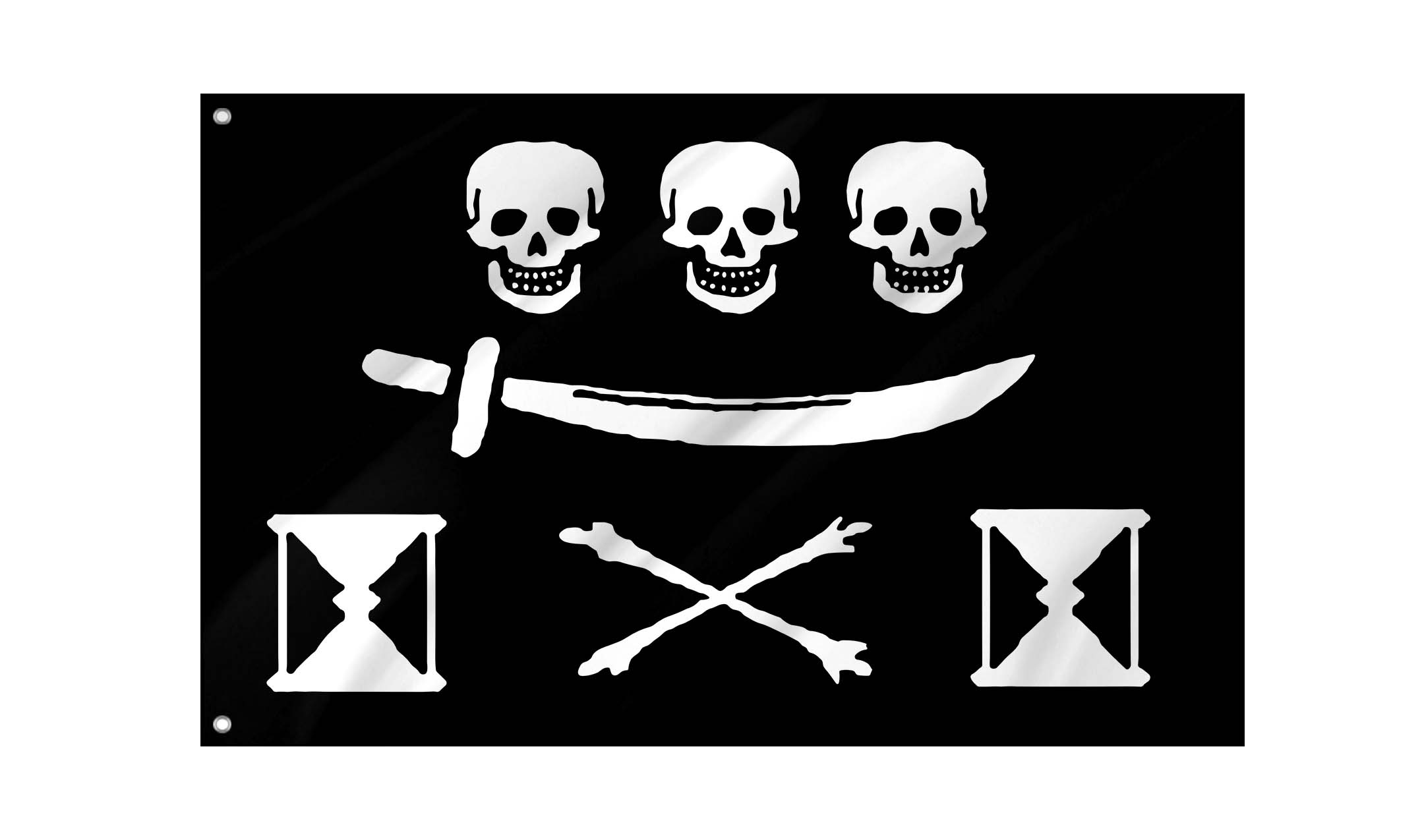 Pirate flag of Jean Thomas Dulaien for Indoor & Outdoor Use