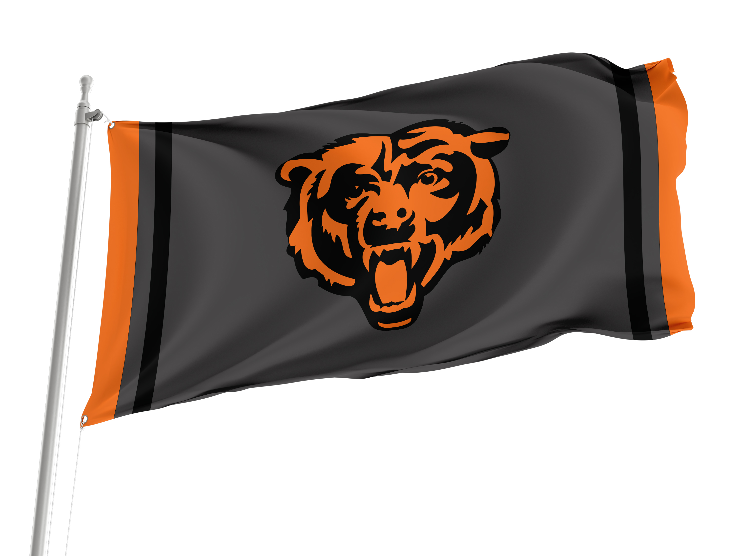 Chicago Bears Blackout Sideline Flag
