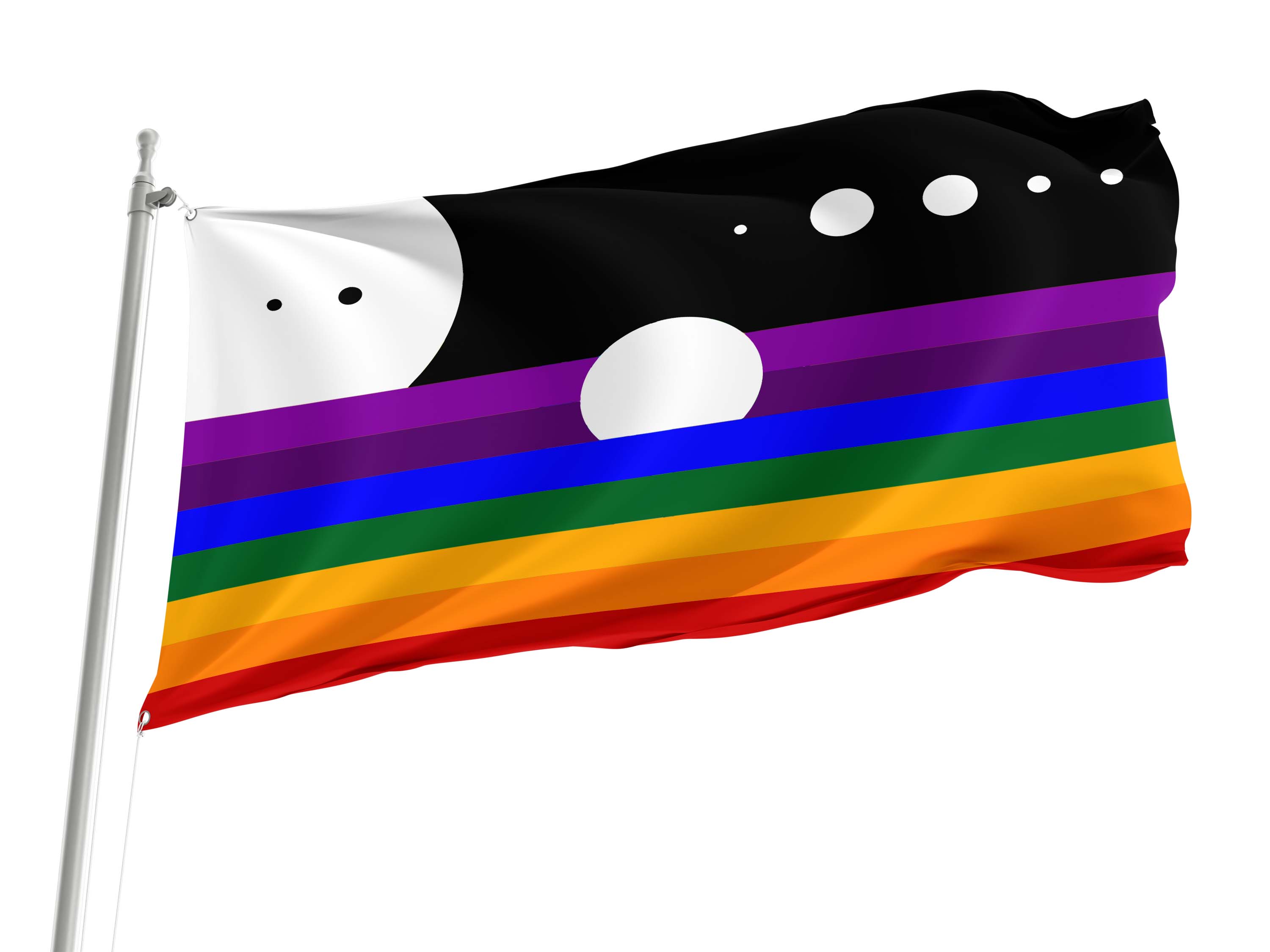 Earth Rainbow Flag for Indoor & Outdoor Use