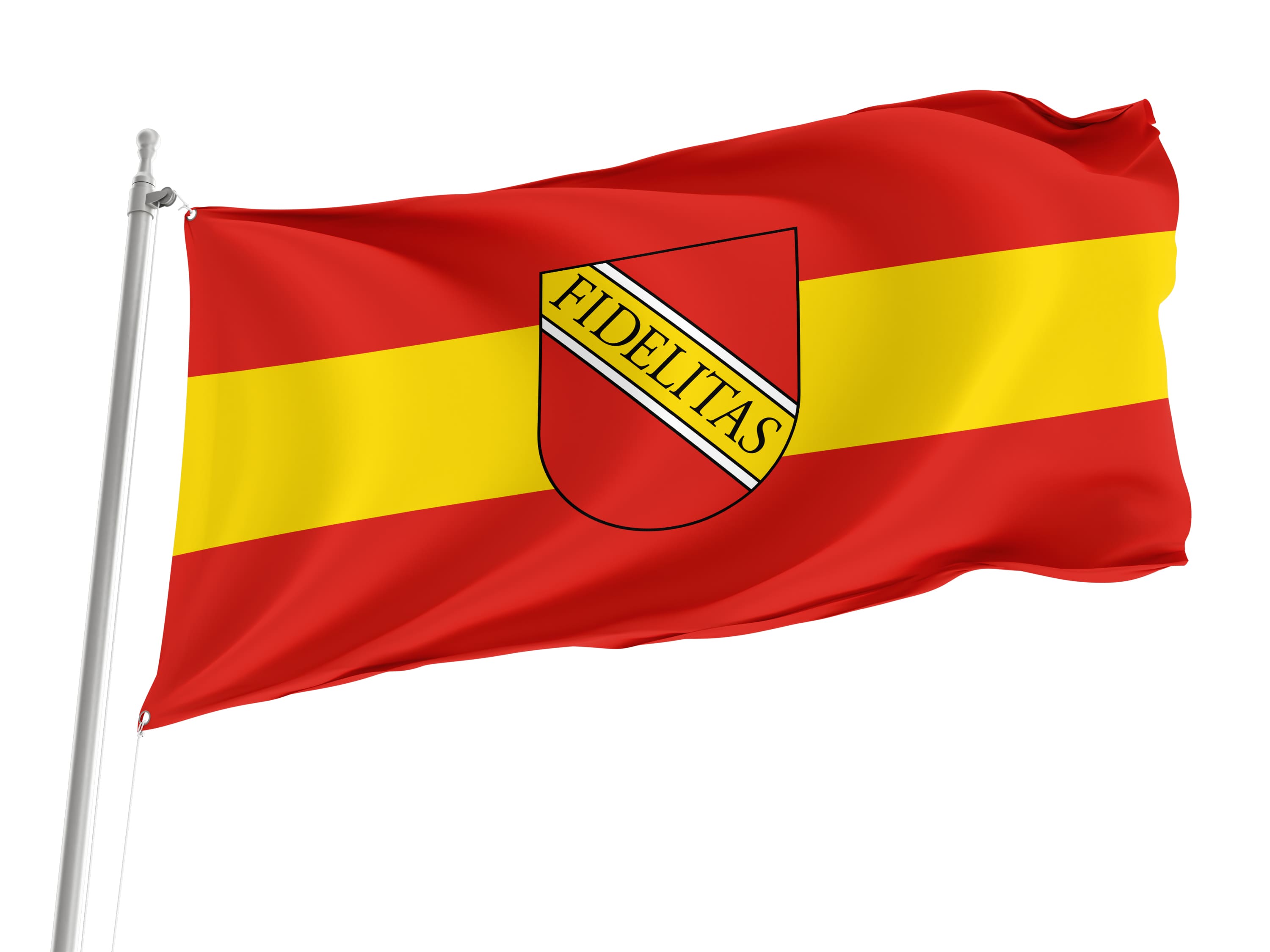 DEU Karlsruhe Flag for Indoor & Outdoor Use