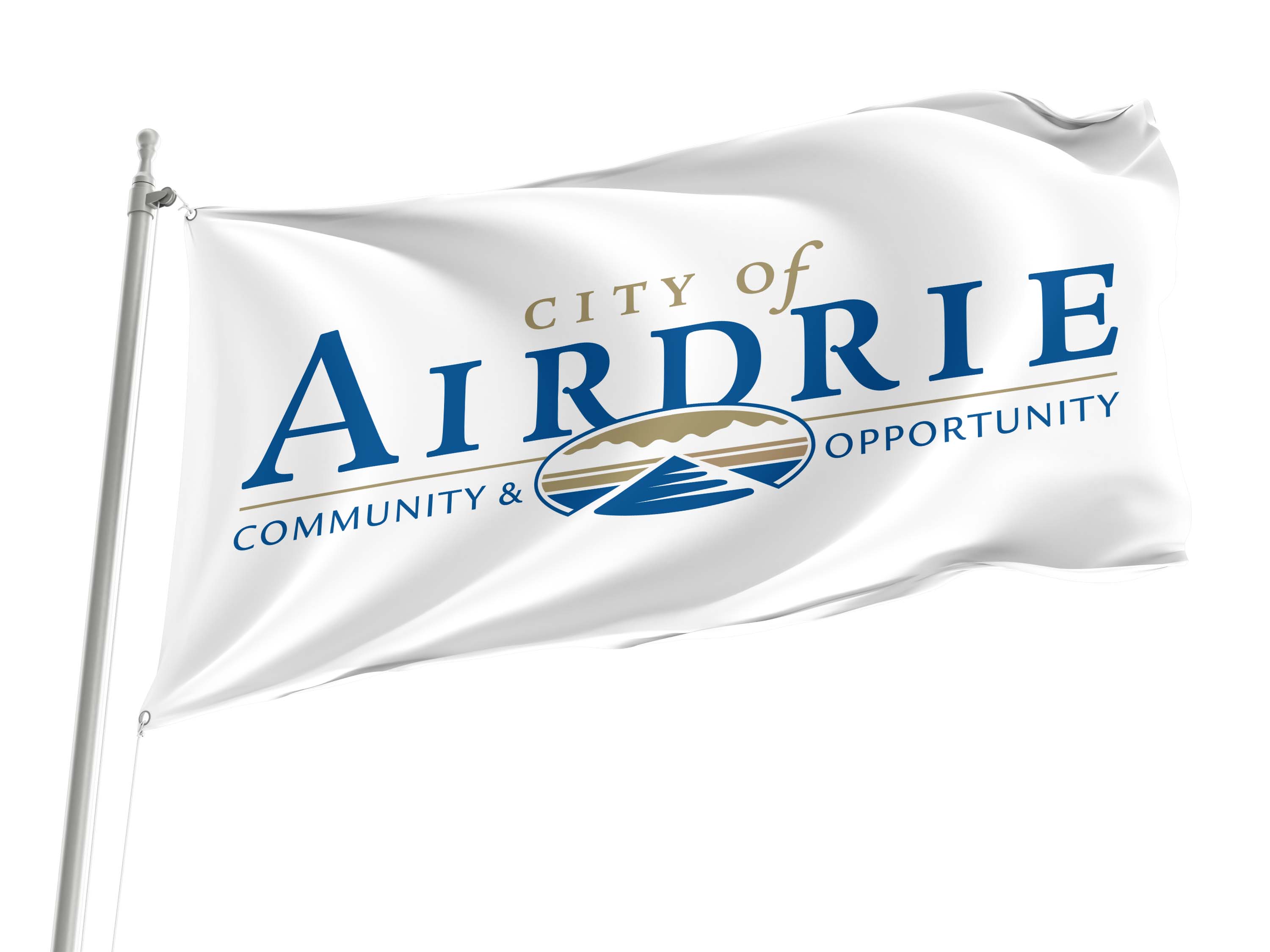 Airdrie Flag for Indoor & Outdoor Use