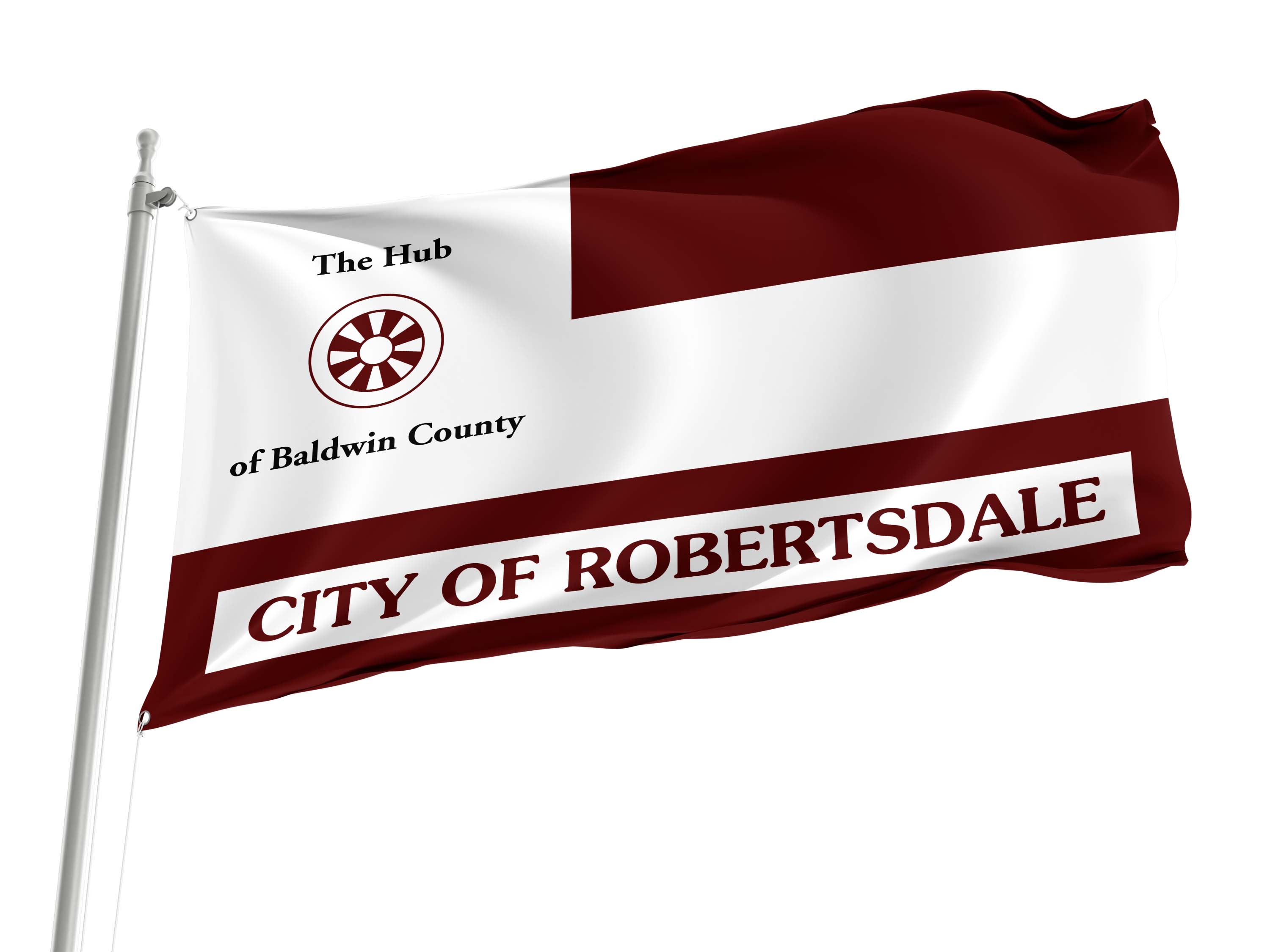 City of Robertsdale Flag for Indoor & Outdoor Use