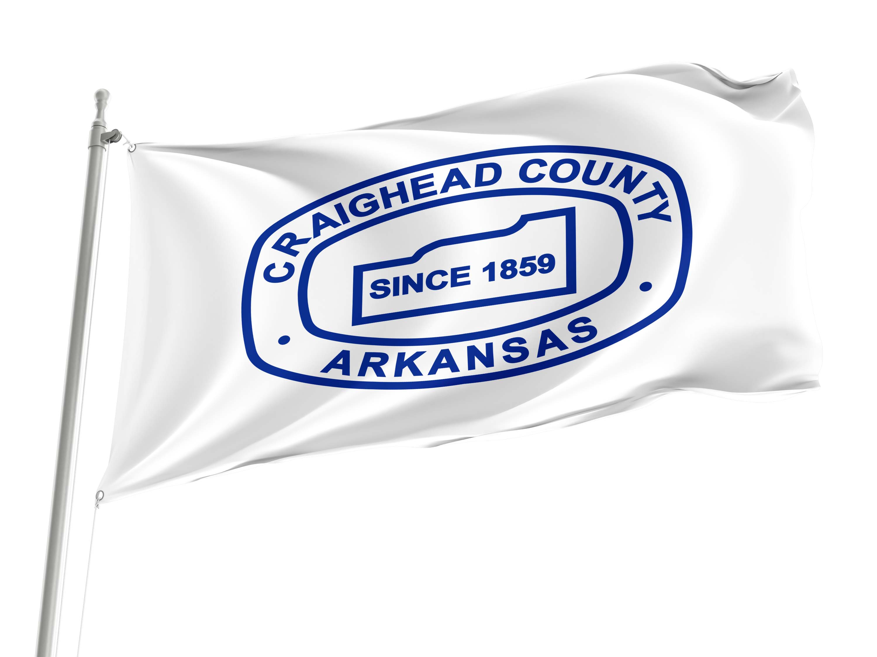Craighead County Flag for Indoor & Outdoor Use