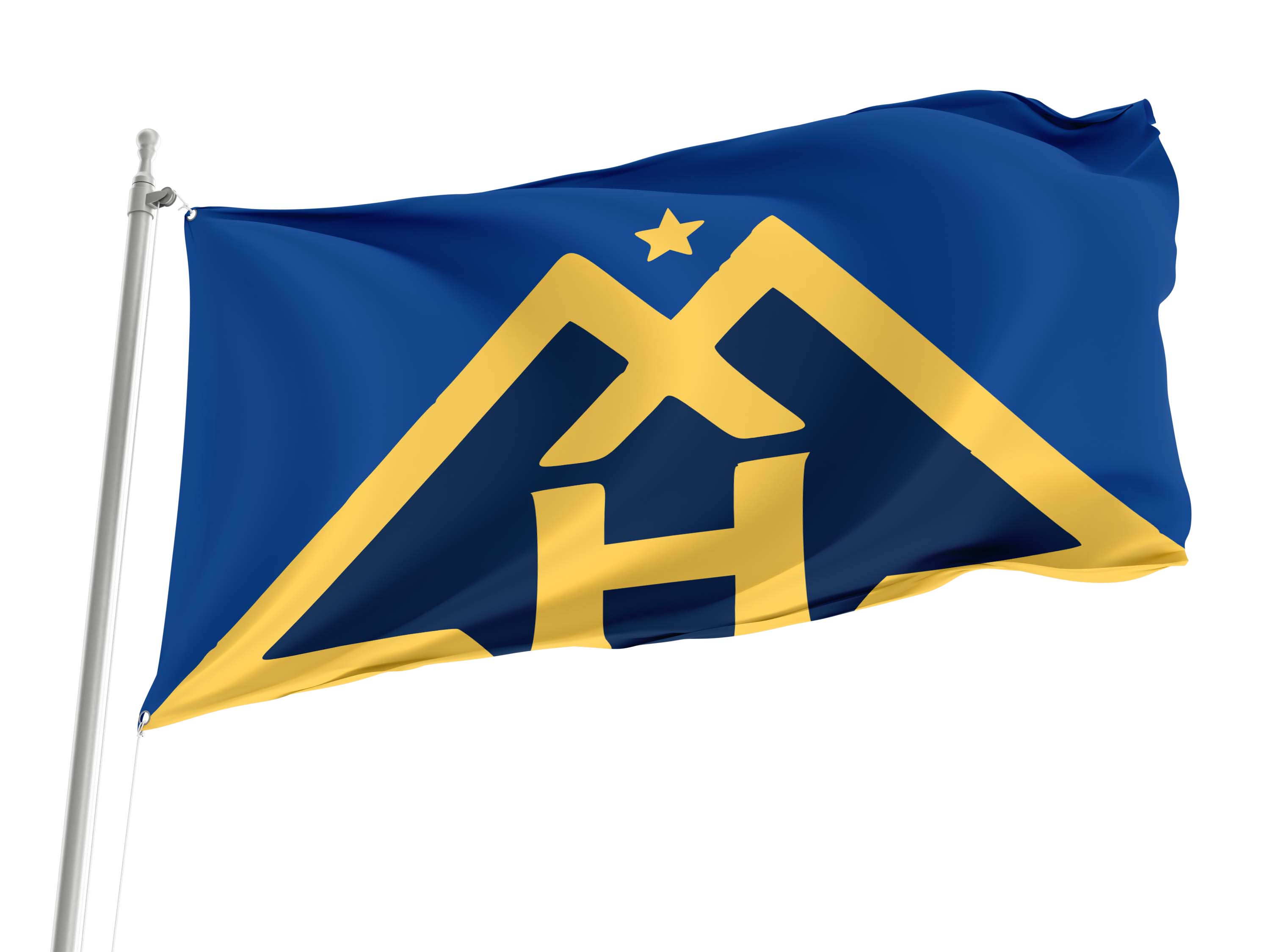 Mountain Home Flag for Indoor & Outdoor Use