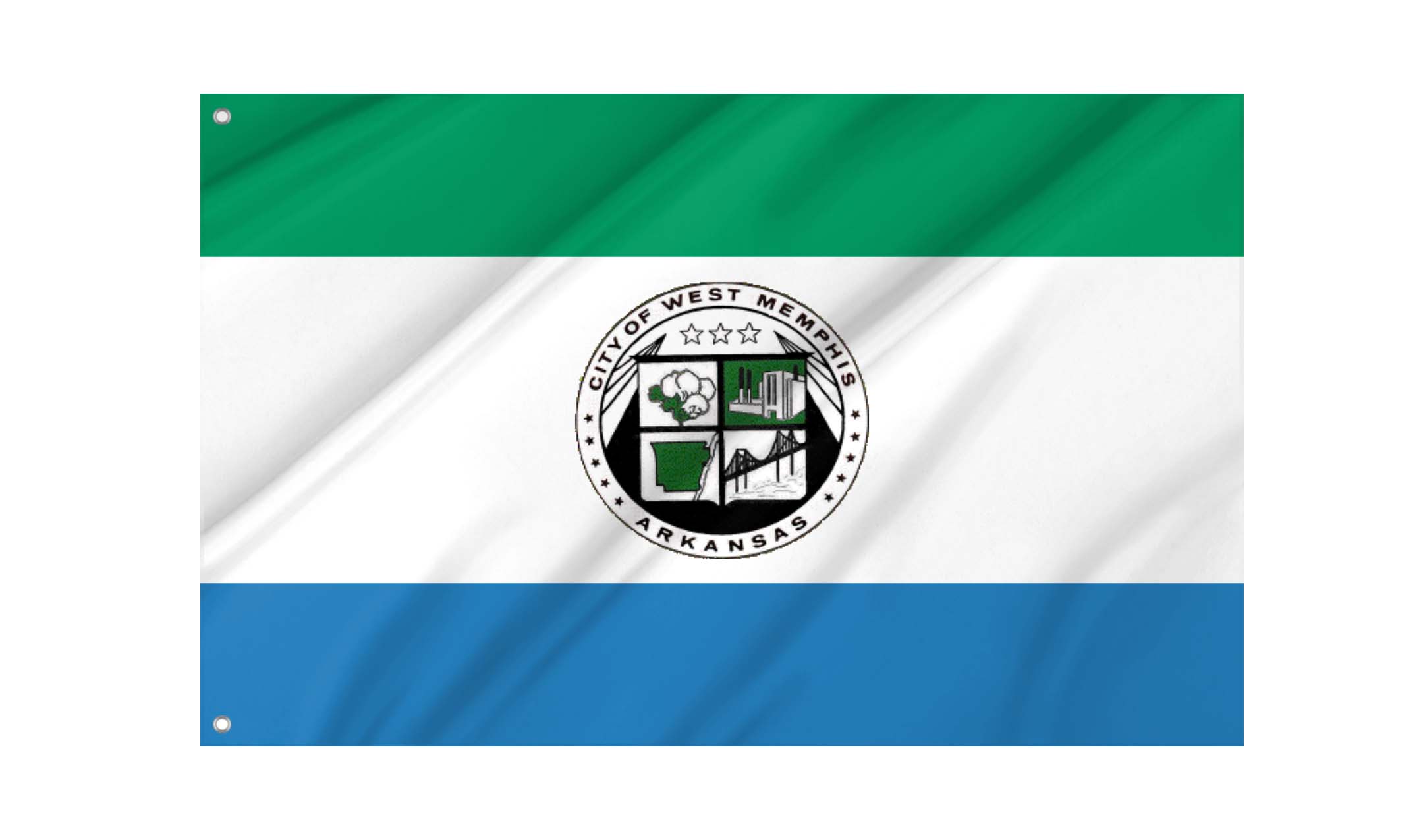 West Memphis Flag for Indoor & Outdoor Use