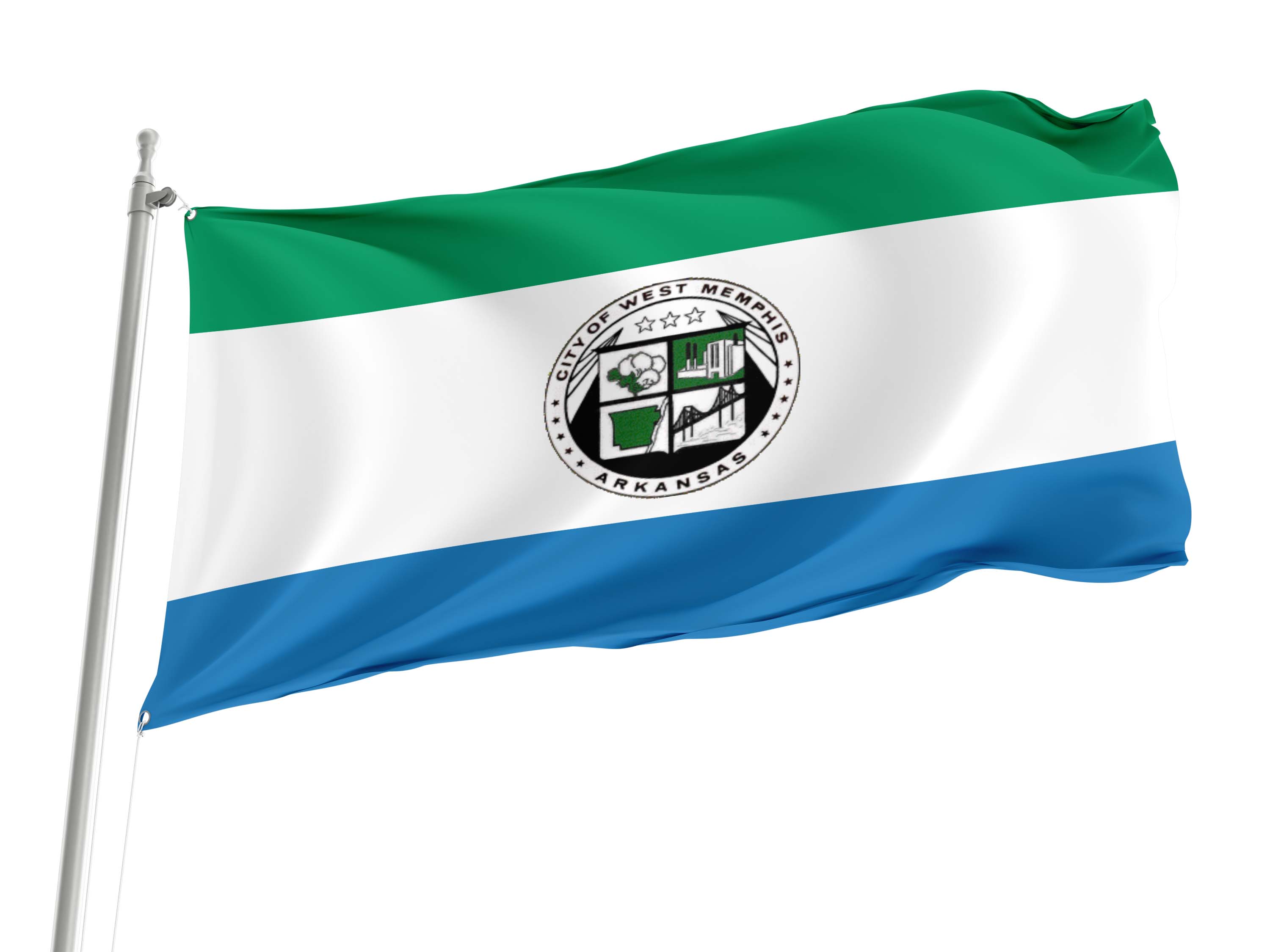 West Memphis Flag for Indoor & Outdoor Use
