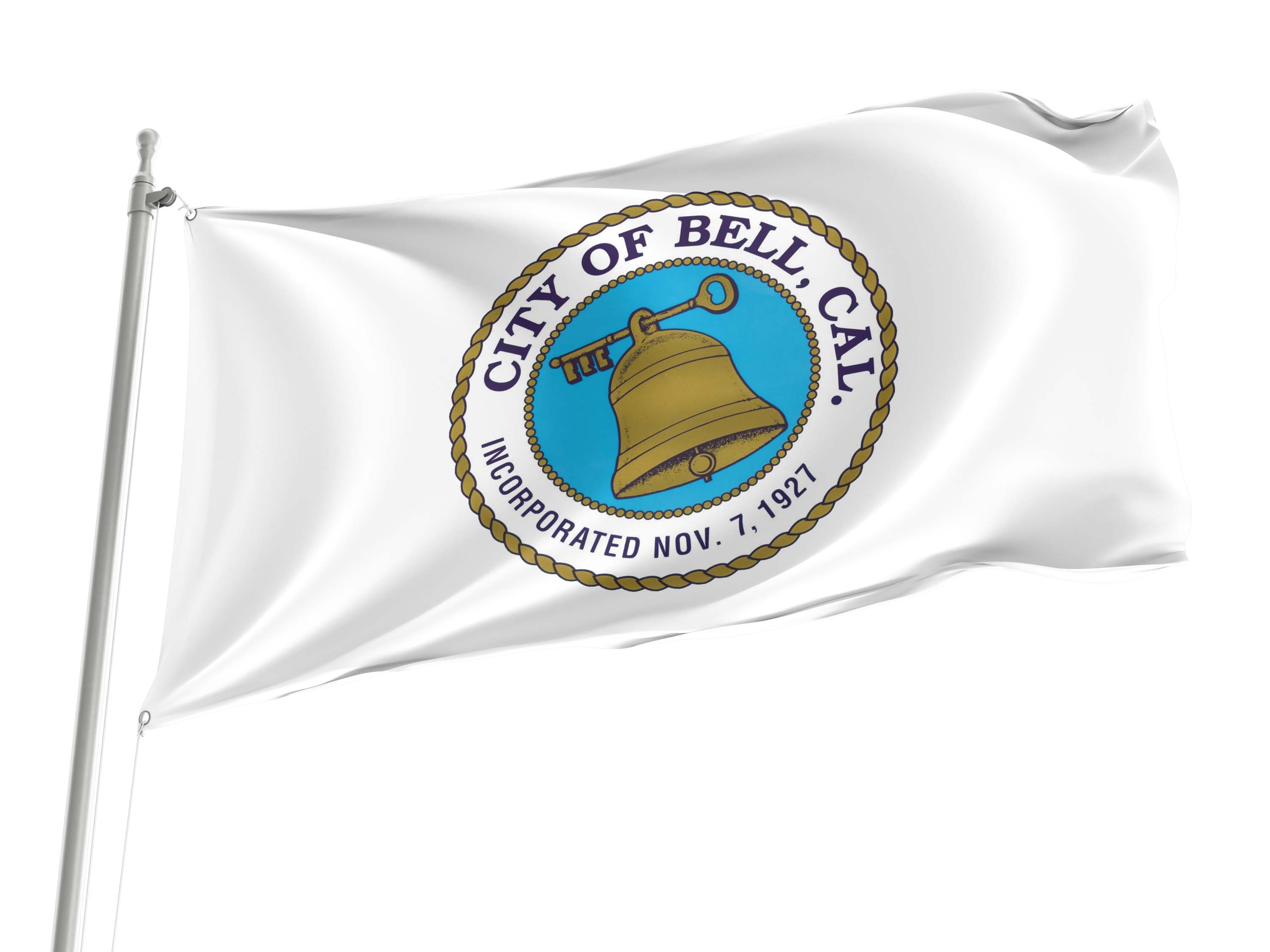 Bell Flag for Indoor & Outdoor Use
