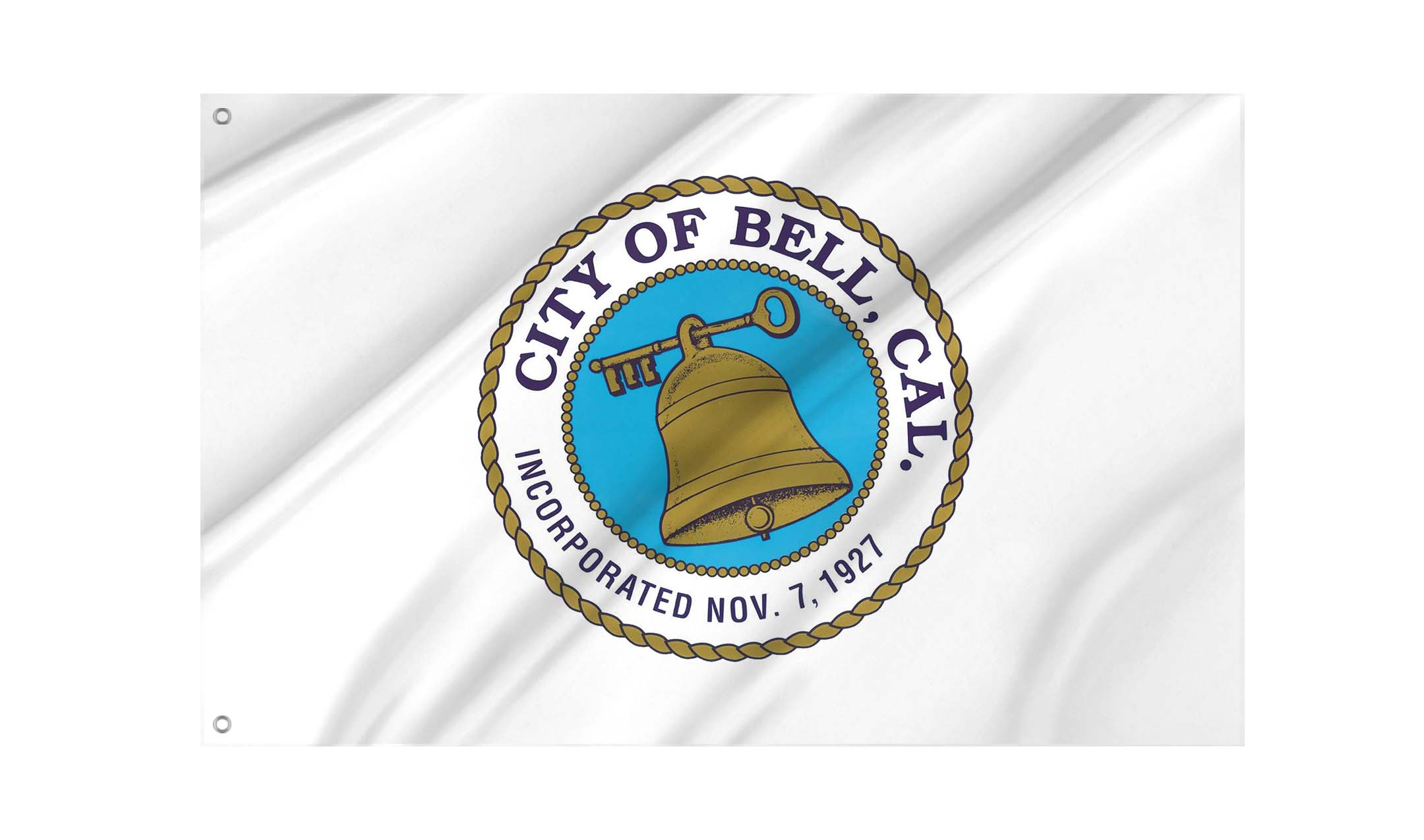 Bell Flag for Indoor & Outdoor Use